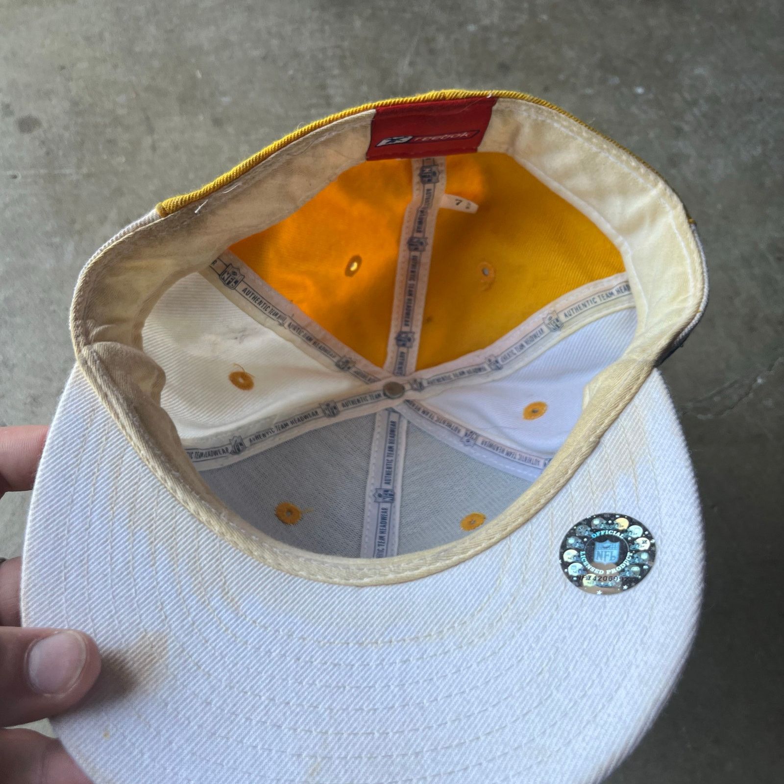 Vintage LOS ANGELES CHARGER FITTED HAT 7 3/8 REEBOK 00S Size ONE SIZE - 6 Thumbnail