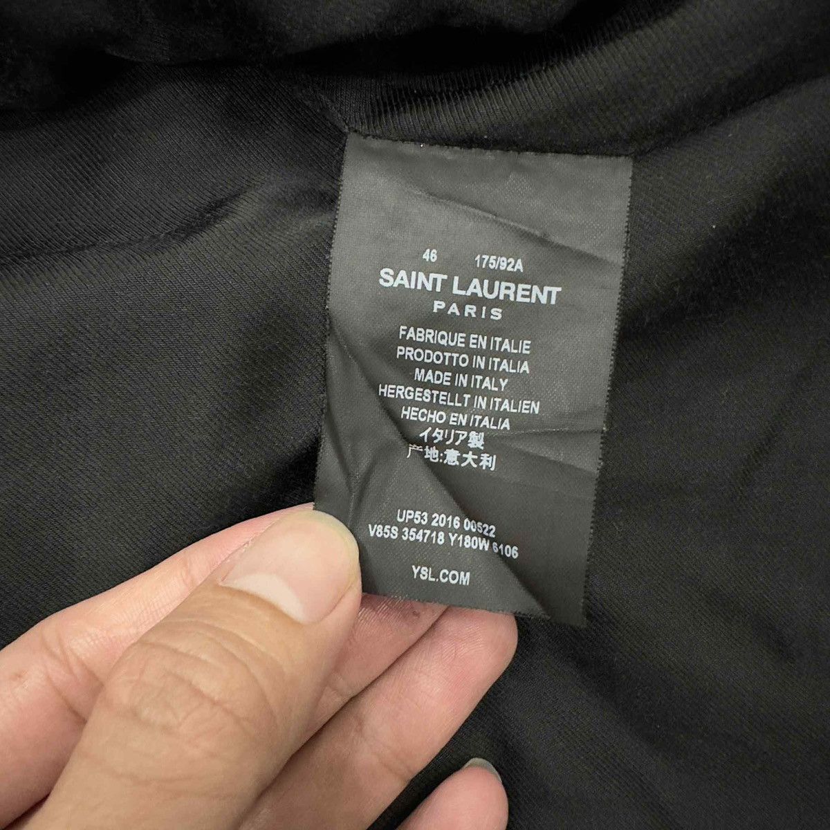 Hedi Slimane HEDI SLIMANE X SAINT LAURENT SS2016 TEDDY WOOL JACKET IT46 Size US S / EU 44-46 / 1 - 5 Thumbnail