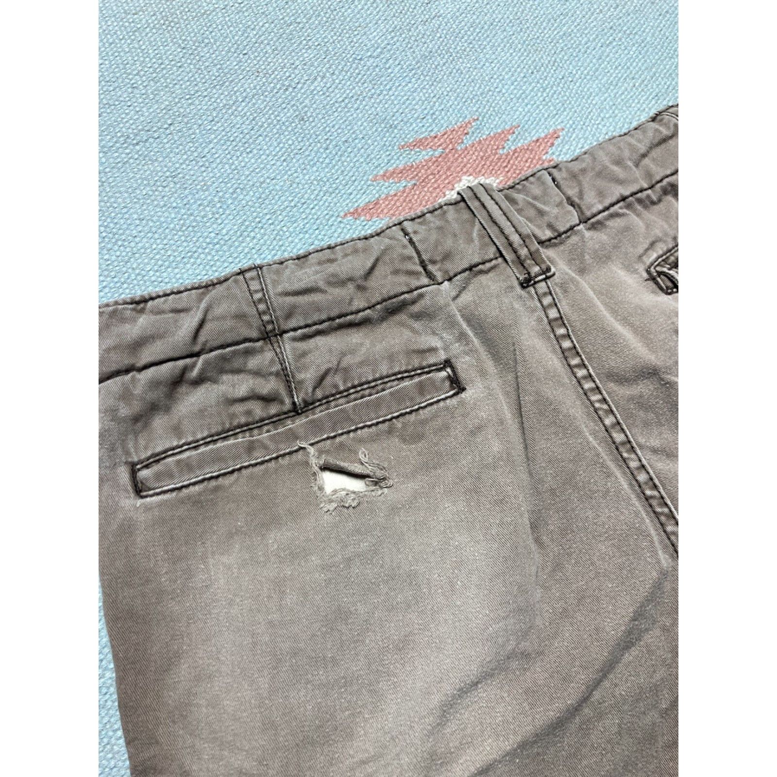 Vintage VINTAGE Aeropostale Cargo Shorts Baggy Skater Utility Tech Wide Leg 38 Brown Mens Cargo Shorts 38 Size US 38 / EU 54 - 2 Thumbnail
