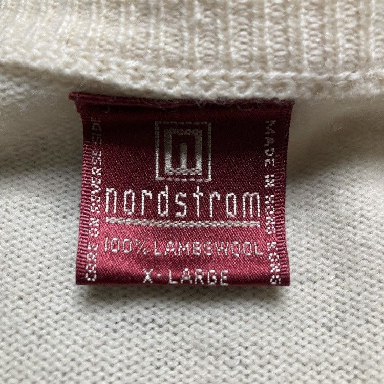 Nordstrom × Vintage Vintage 80s Nordstrom Wool V Neck Sweater Size US XL / EU 56 / 4 - 2 Thumbnail