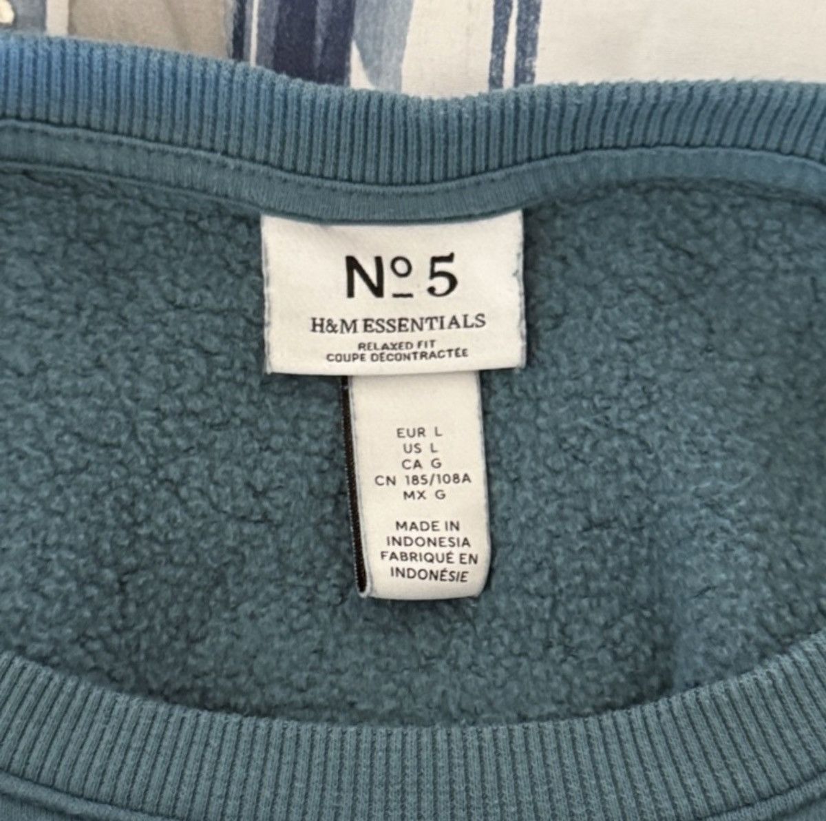 H&M H&M Men’s Crewneck Sweater Turquoise Size US L / EU 52-54 / 3 - 2 Thumbnail