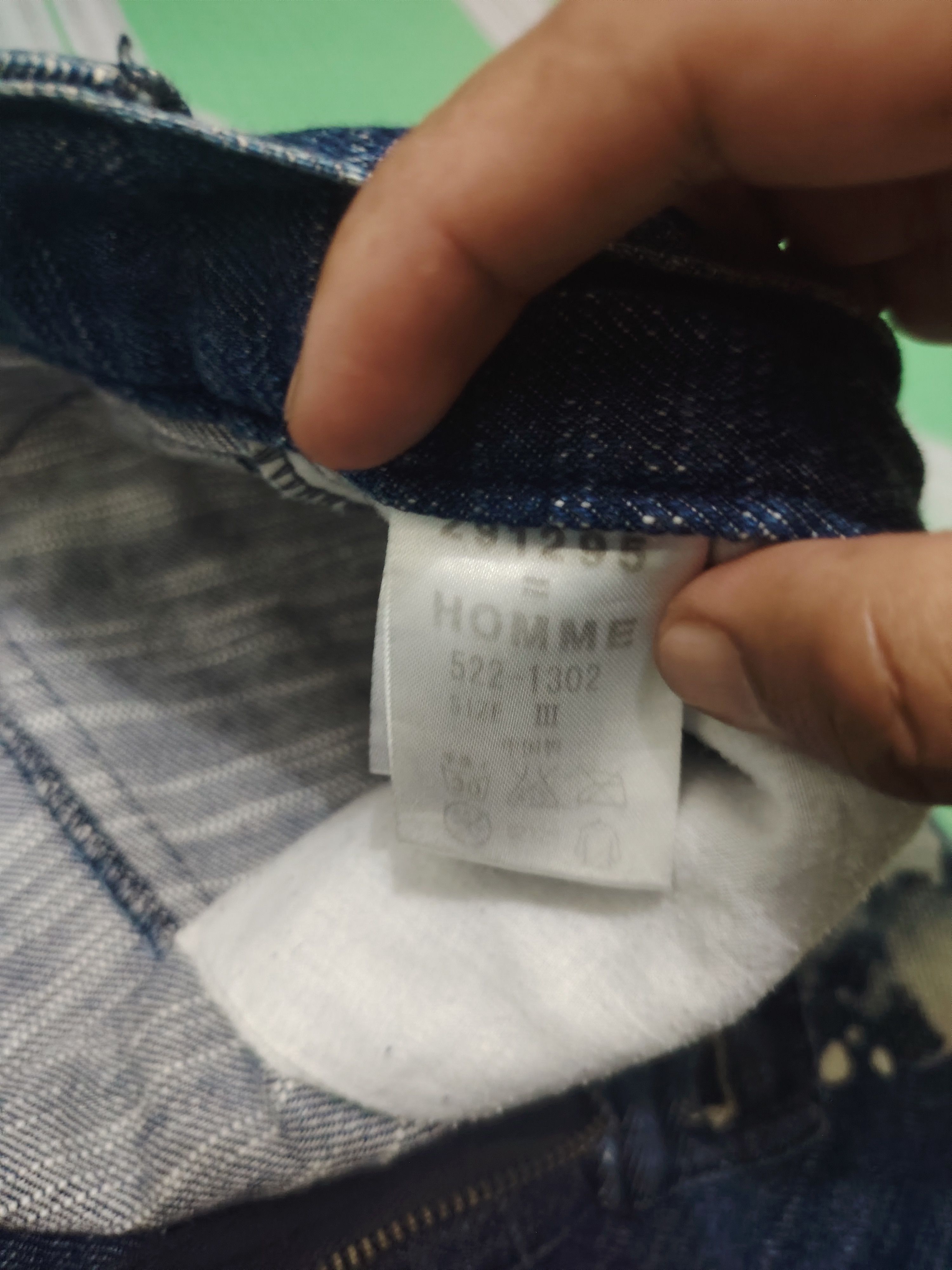 291295=Homme Rare!! 291295=Homme Baggy Pants paint splatter Twisted style Size US 33 - 8 Thumbnail