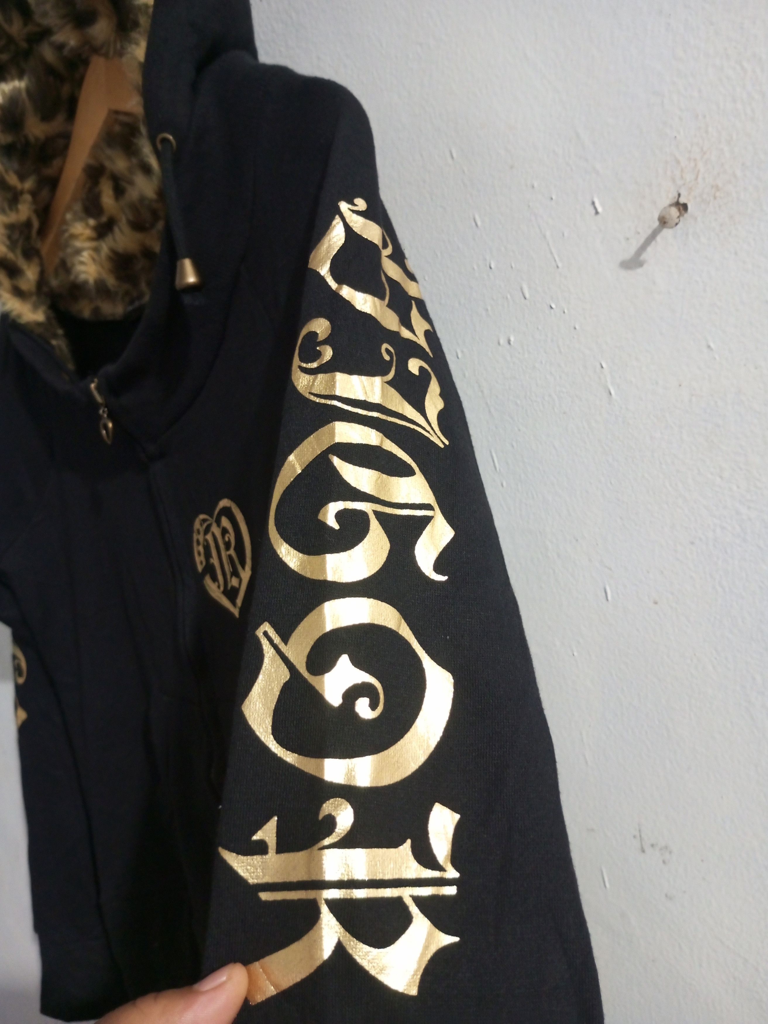 Japanese Brand je vordrais multi pocket vigor spellout leopard hoodie Size M / US 6-8 / IT 42-44 - 5 Thumbnail