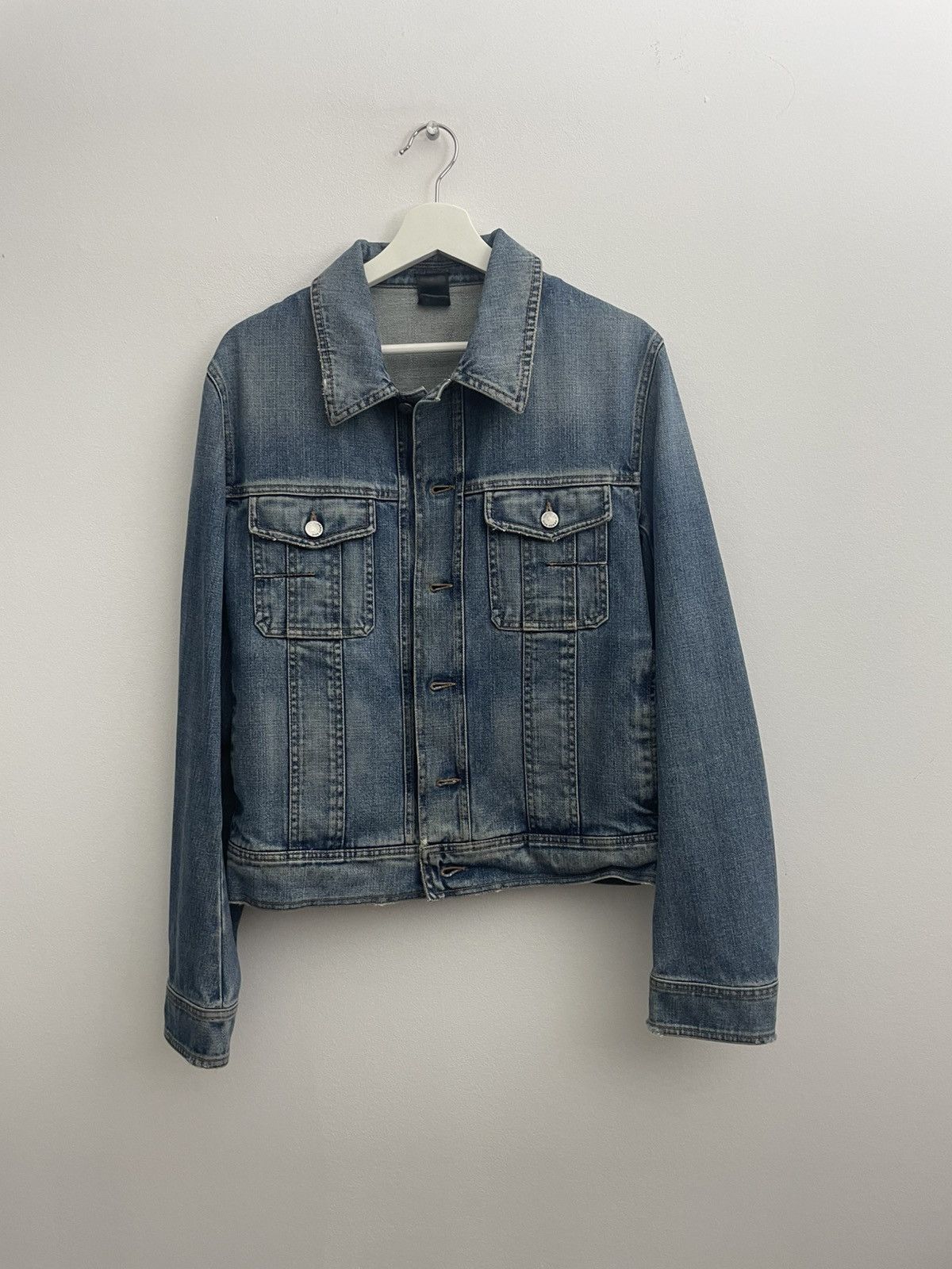 Dior × Hedi Slimane AW04 Dior Homme VOTC Faded Indigo Denim Jacket