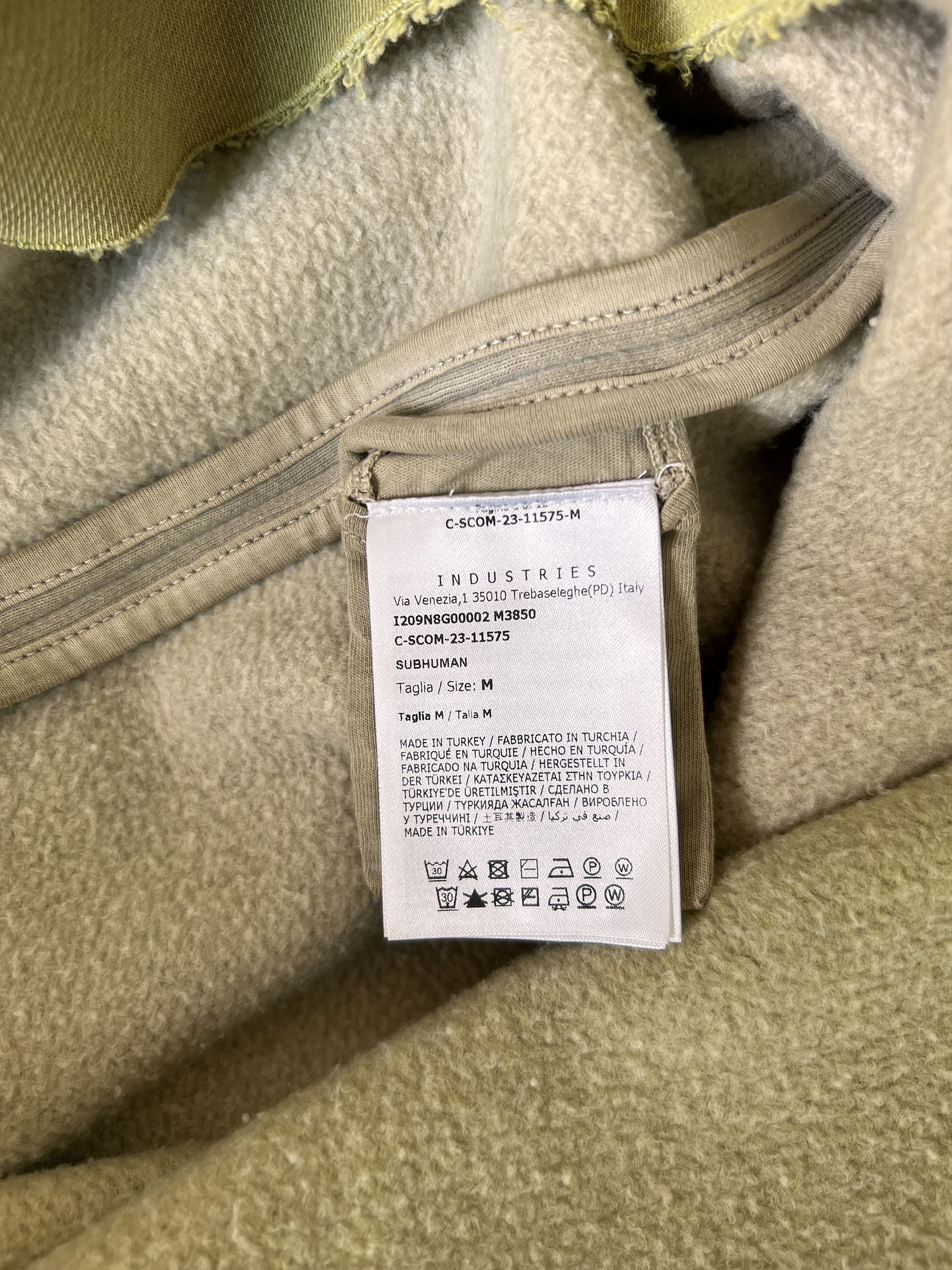 Moncler × Rick Owens Rick Owens Moncler Subhuman Cutout Sweatshirt Acid Degrade Size US M / EU 48-50 / 2 - 9 Thumbnail