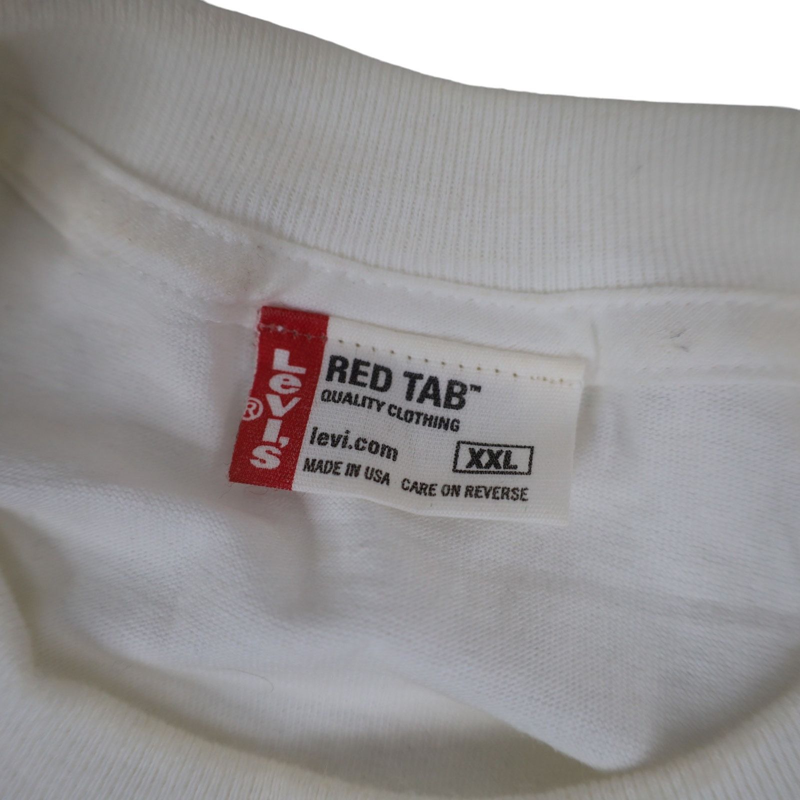 Levi's × Vintage Vintage Y2k Levis Red Tab "Make it Happen" Graphic T Shirt Size US XXL / EU 58 / 5 - 6 Thumbnail