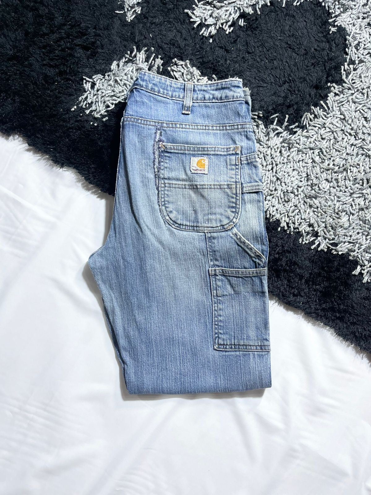 Carhartt × Vintage Vintage Carhartt Doublee Nee Jeans Size US 32 / EU 48 - 1 Thumbnail