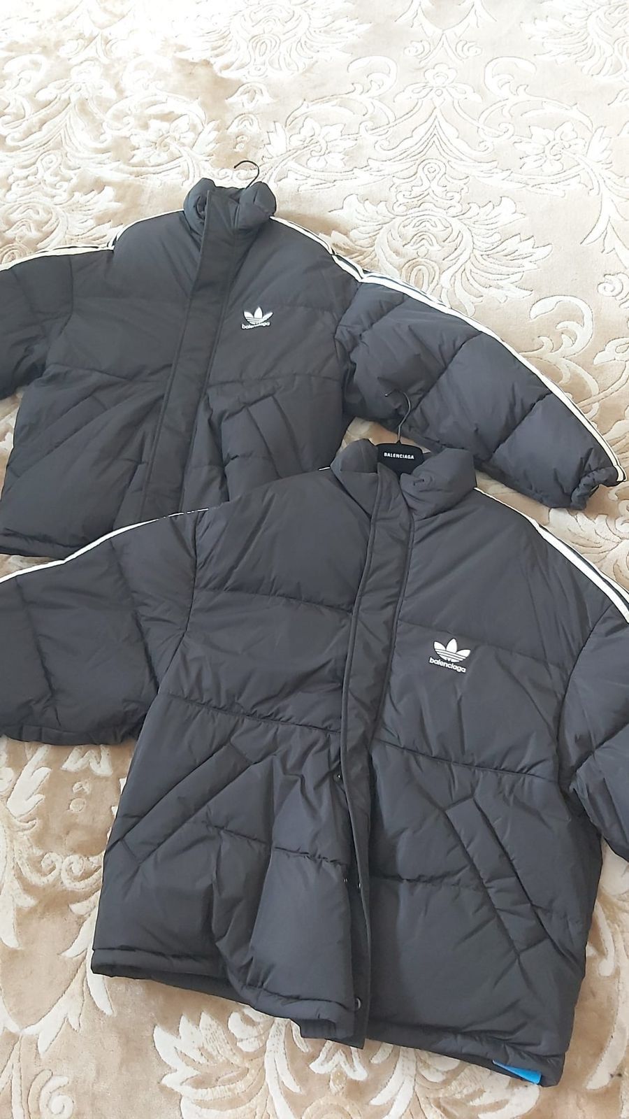 Balenciaga CC000013 Balenciaga Adidas Trefoil Puffer in Black Size US M / EU 48-50 / 2 - 2 Thumbnail