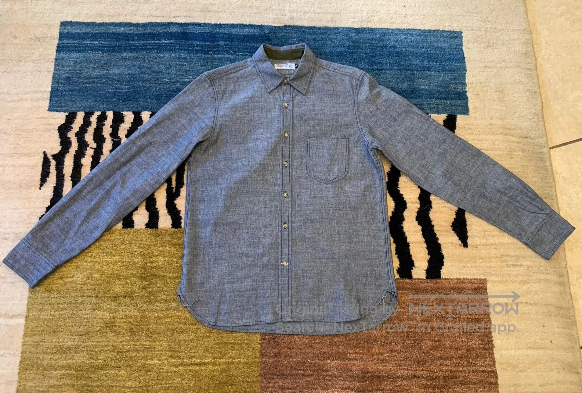 Rogue Territory RGT Rouge Territory Pepper Salt Work Shirt. Size US L / EU 52-54 / 3 - 1 Thumbnail