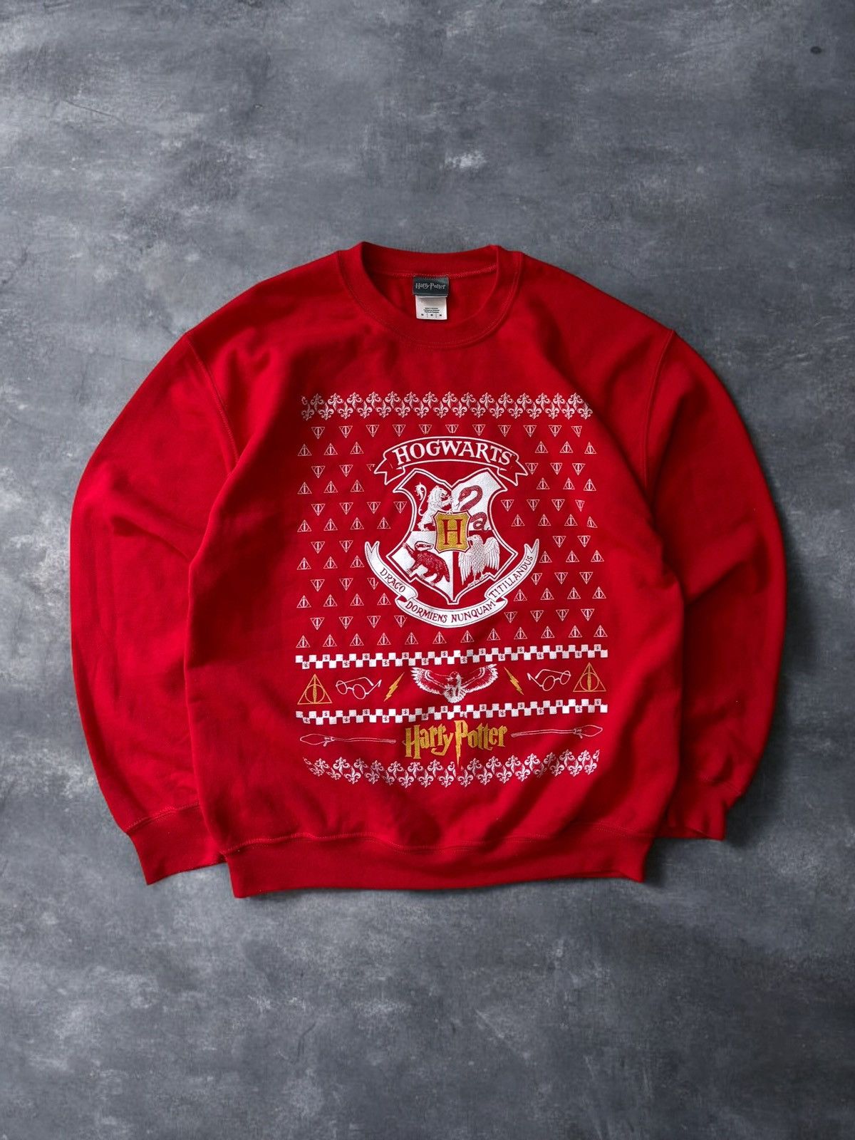 Vintage × Warner Bros Vintage Harry Potter Hogwarts Graphic Crewneck Size US M / EU 48-50 / 2 - 1 Thumbnail
