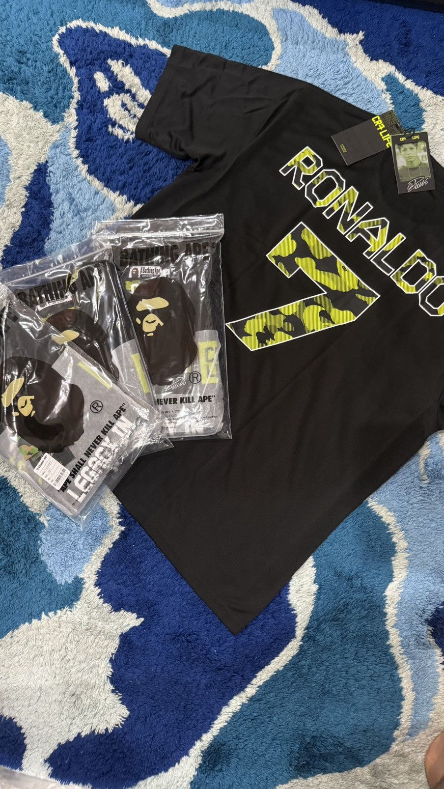 Bape Bape x CR7 Size US L / EU 52-54 / 3 - 2 Thumbnail