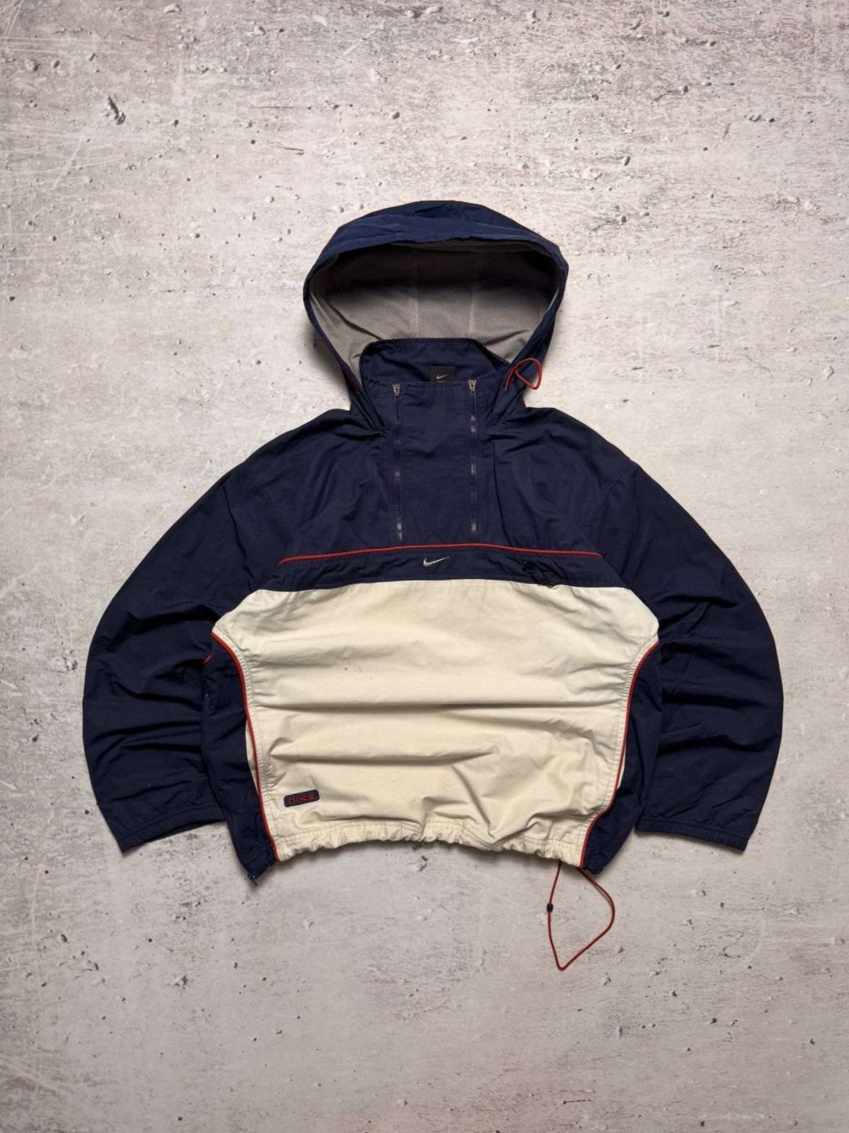 Nike × Nike ACG NIKE VINTAGE CENTER LOGO OVERSIZE NYLON 1/3 ZIP LIGHT JACKET Size US S / EU 44-46 / 1 - 1 Thumbnail