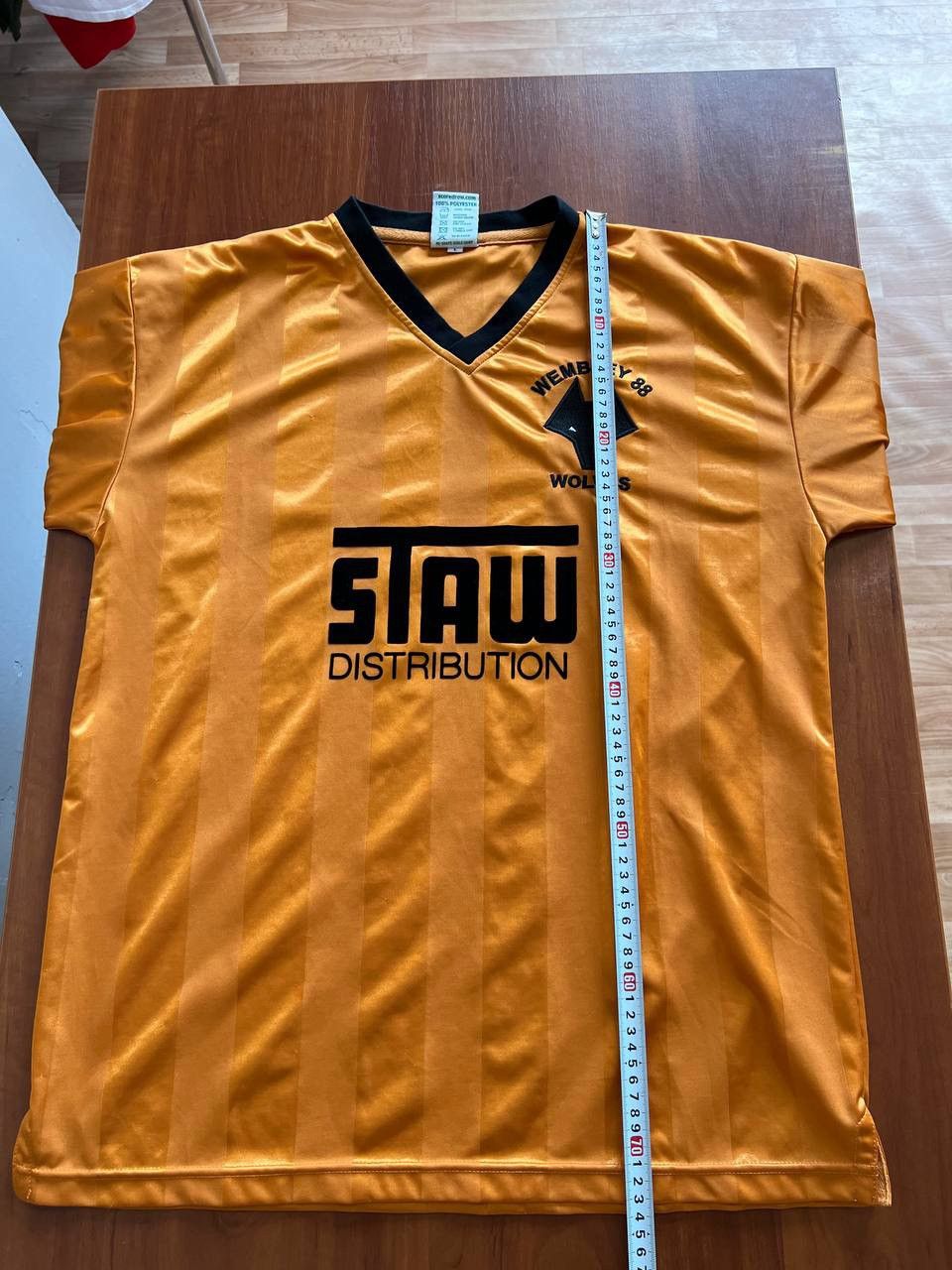 Sports Specialties 1988 WOLVERHAMPTON RETRO REMAKE SOCCER JERSEY FOOTBALL SHIRT Size US L / EU 52-54 / 3 - 18 Thumbnail