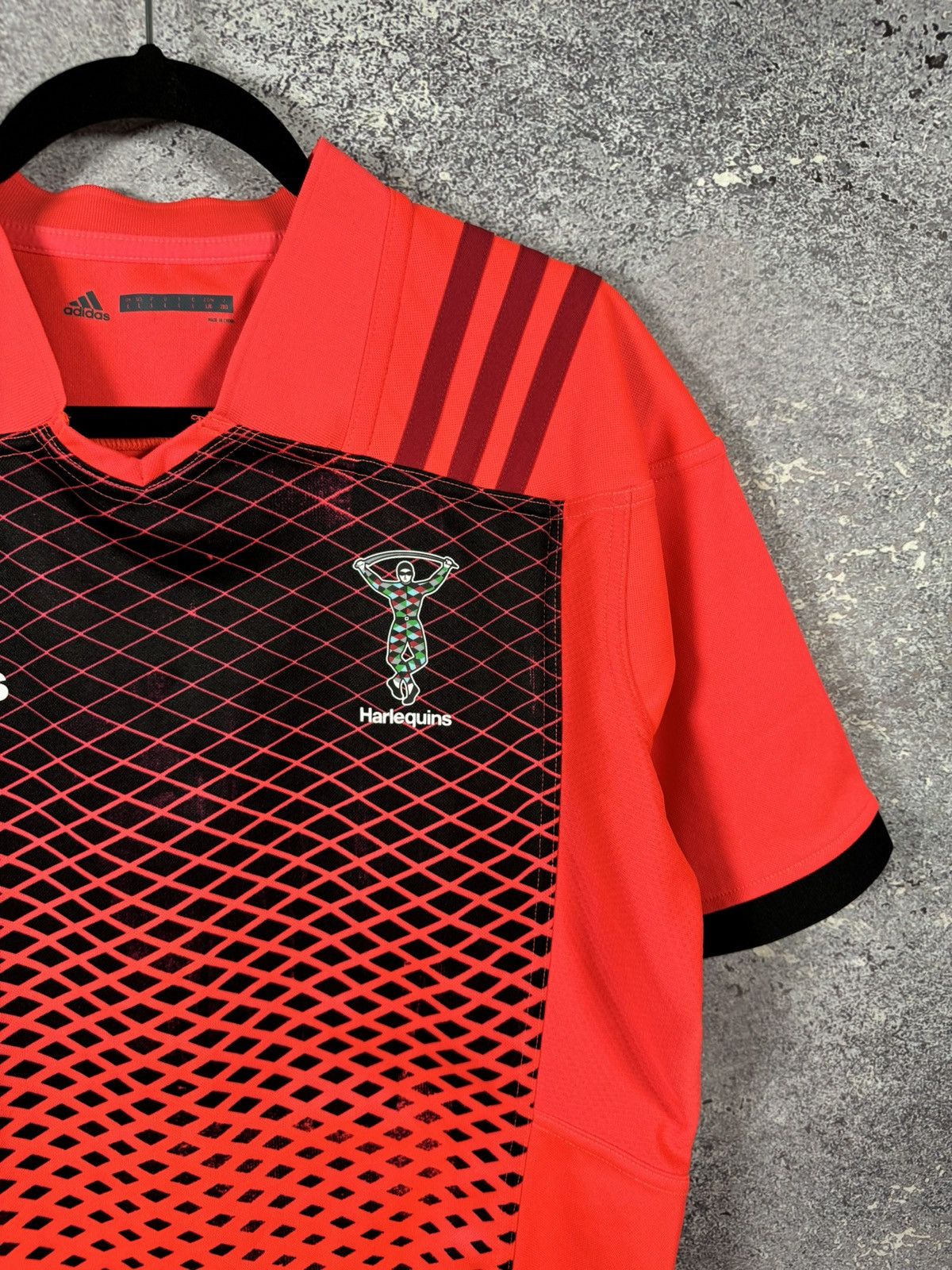 Adidas × Vintage 2017/18 Maillot Adidas Harlequins Rugby Taille Jersey Large Size US L / EU 52-54 / 3 - 5 Thumbnail