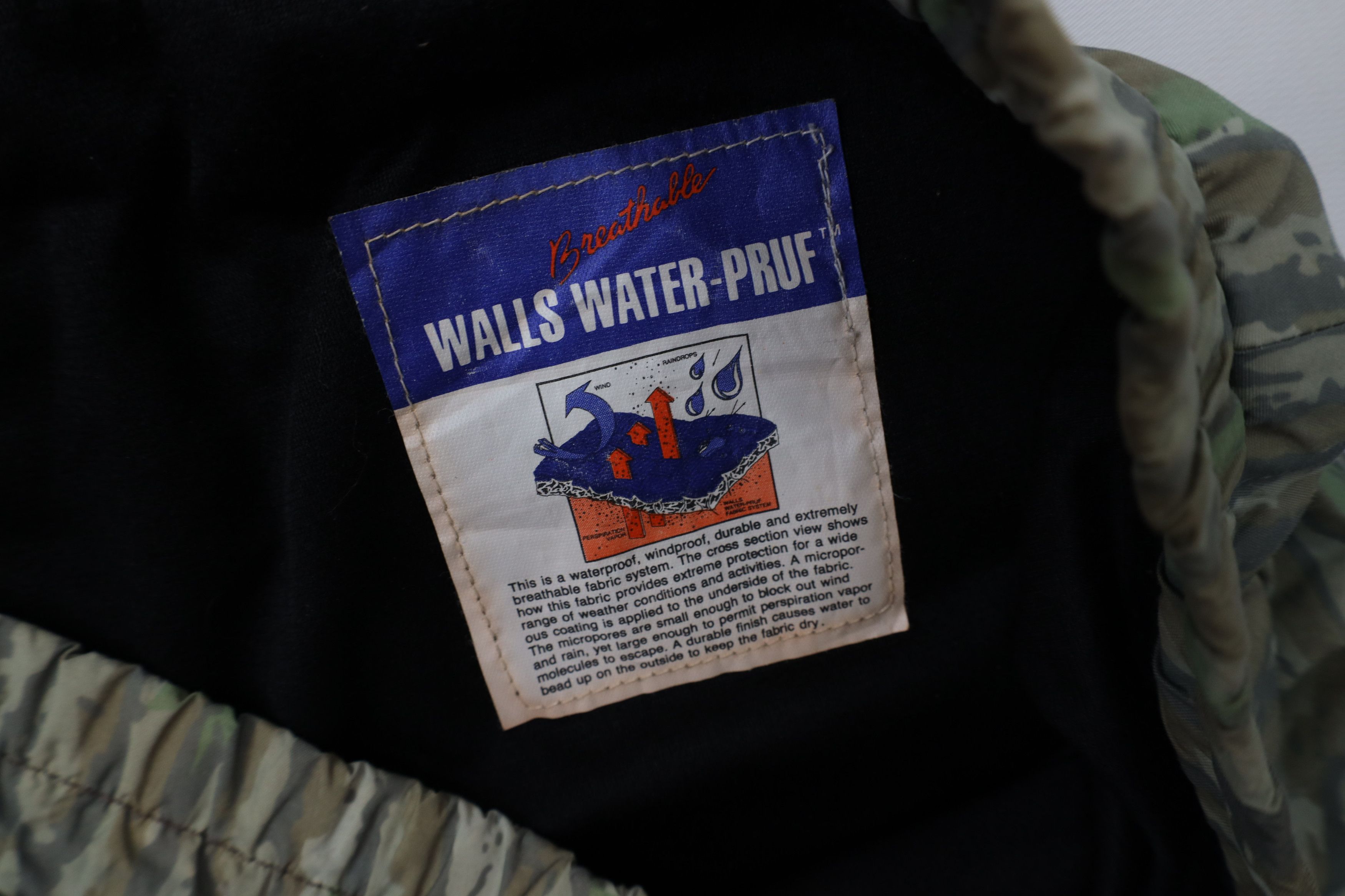 Walls Vintage 90s Walls Lined Waterproof Wide Leg Wind Rain Pants Size US 36 / EU 52 - 11 Thumbnail