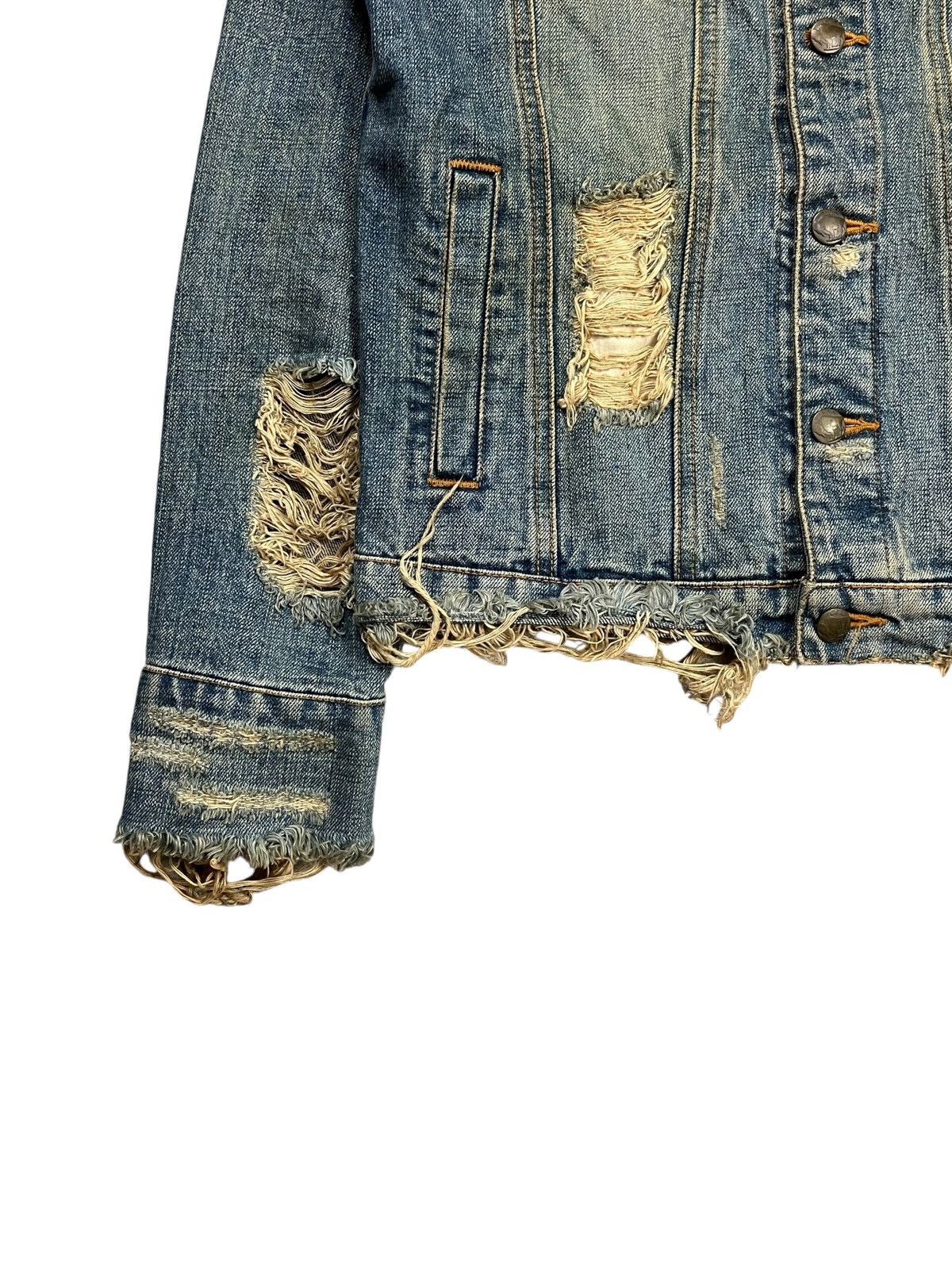 Le Grande Bleu (L.G.B.) LGB - Crash Denim Jacket Size US M / EU 48-50 / 2 - 5 Thumbnail
