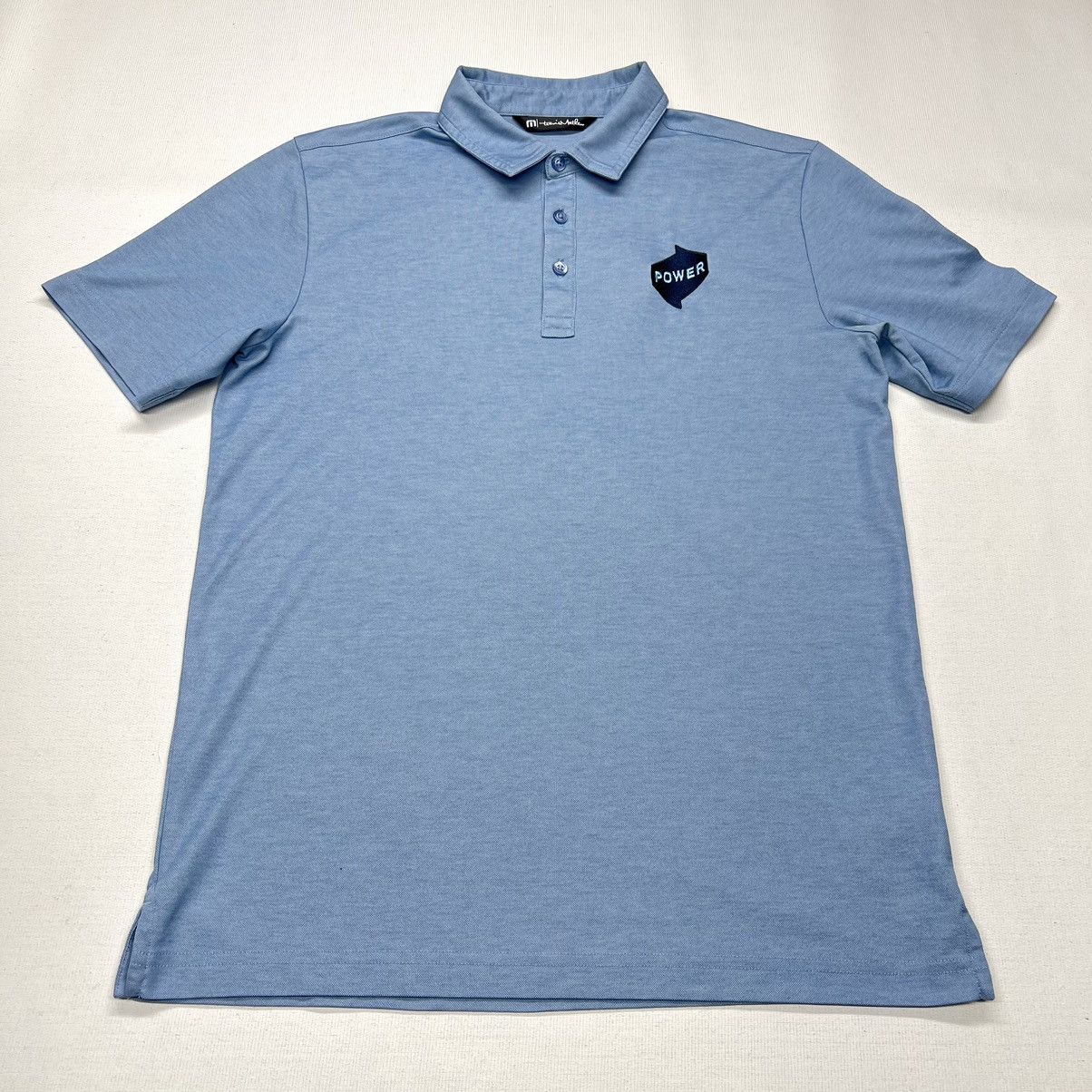 TravisMathew Travis Mathew Polo Shirt Blue Golf Collared Logo Active Size US M / EU 48-50 / 2 - 1 Thumbnail