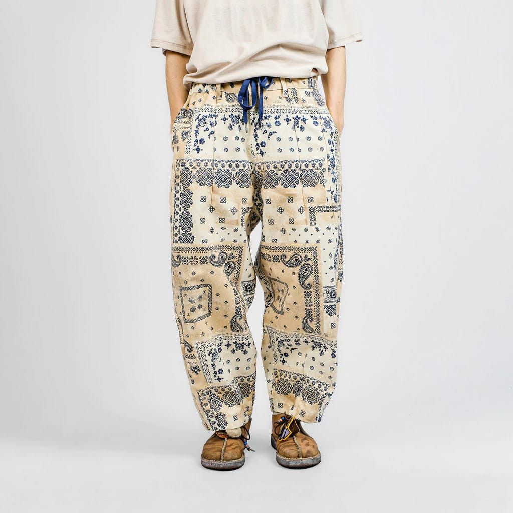 Designer × Japan Blue Bandana Rupture Sable White Size US 33 - 1 Thumbnail