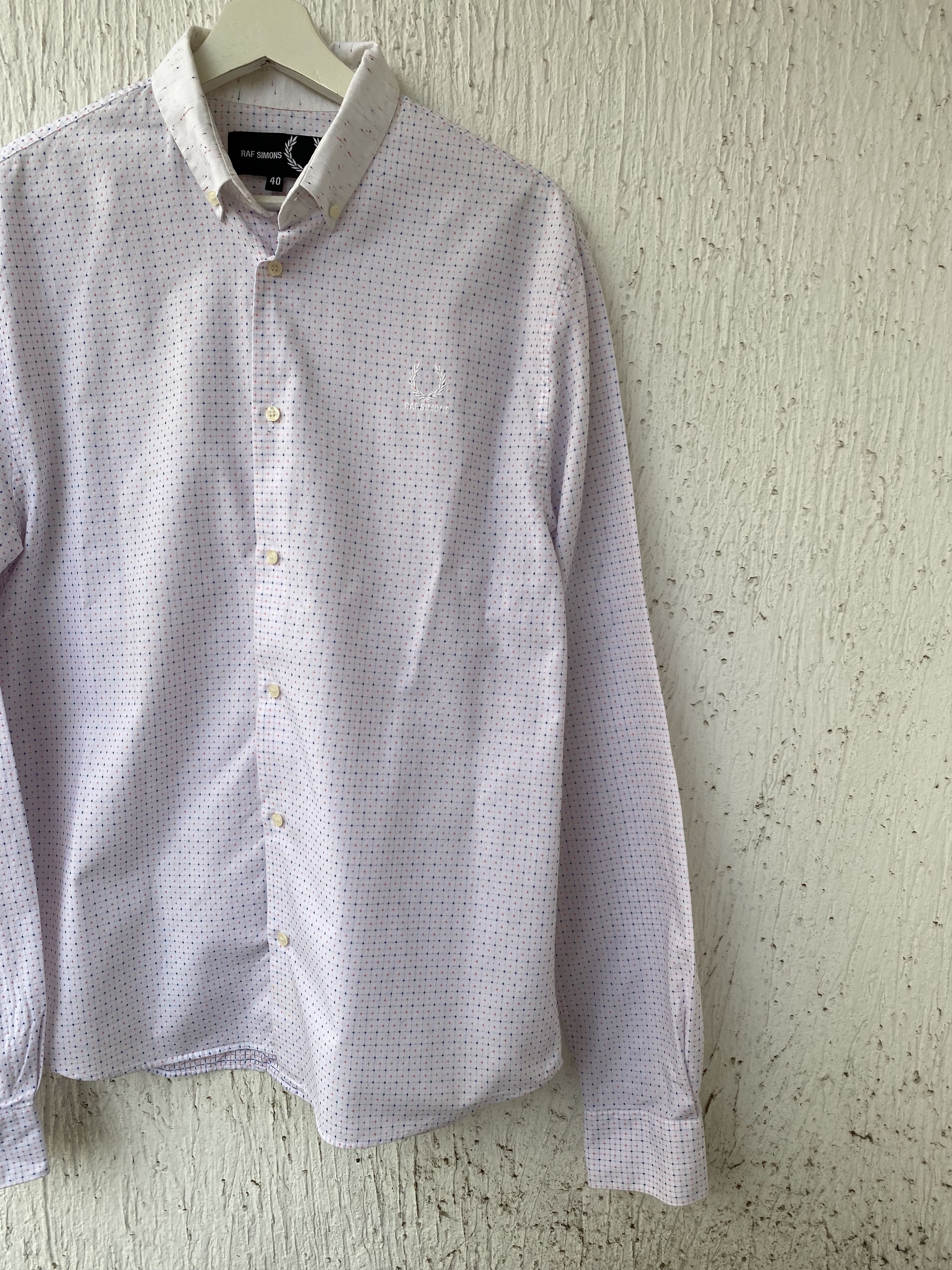 Fred Perry × Raf Simons multicolor pattern shirt Size US M / EU 48-50 / 2 - 2 Thumbnail