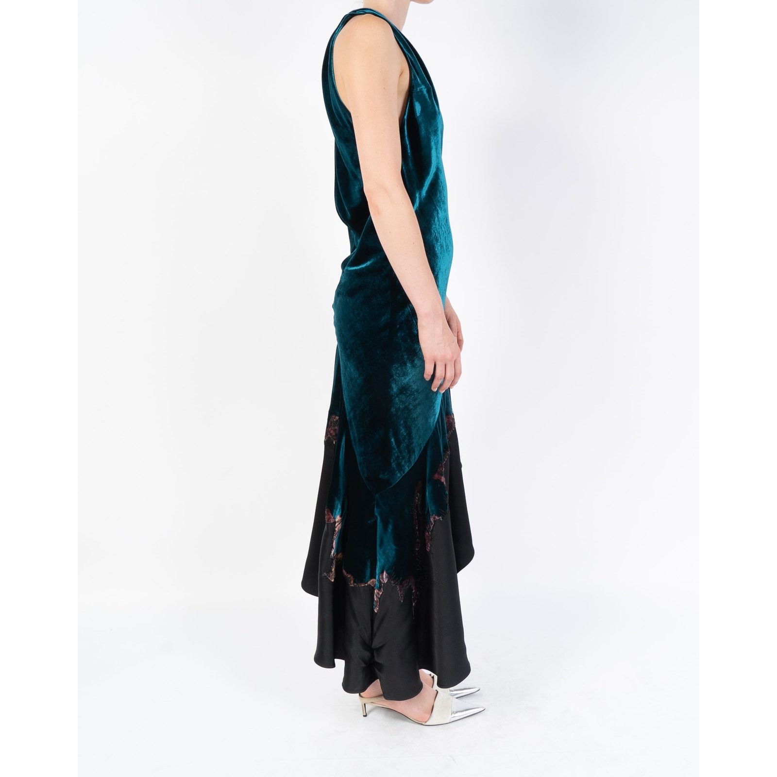Haider Ackermann FW17 Burnt Detail Velvet Dress Size S / US 4 / IT 40 - 5 Thumbnail