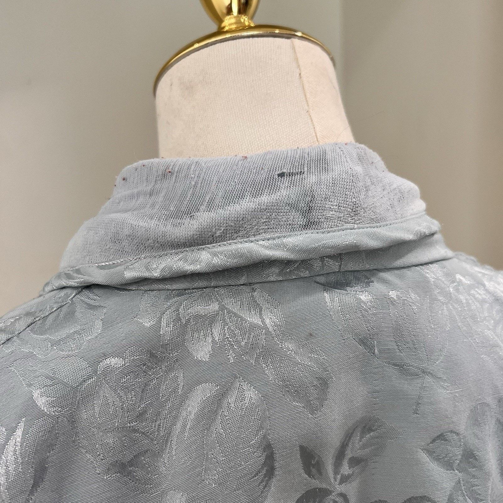 Victoria's Secret Victorias Secret Gold Label Terry Satin Long Robe XS/S Belt Size ONE SIZE - 5 Thumbnail