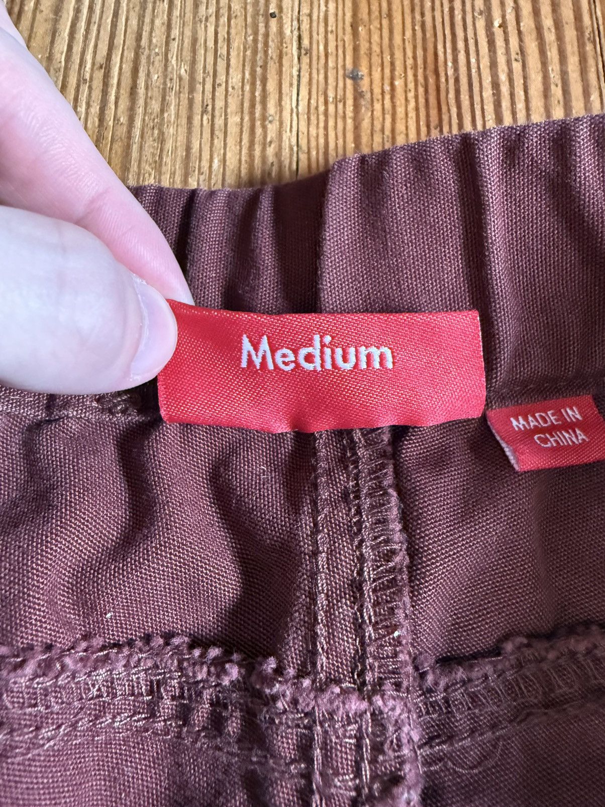 Supreme Supreme maroon joggers Size US 30 / EU 46 - 4 Thumbnail