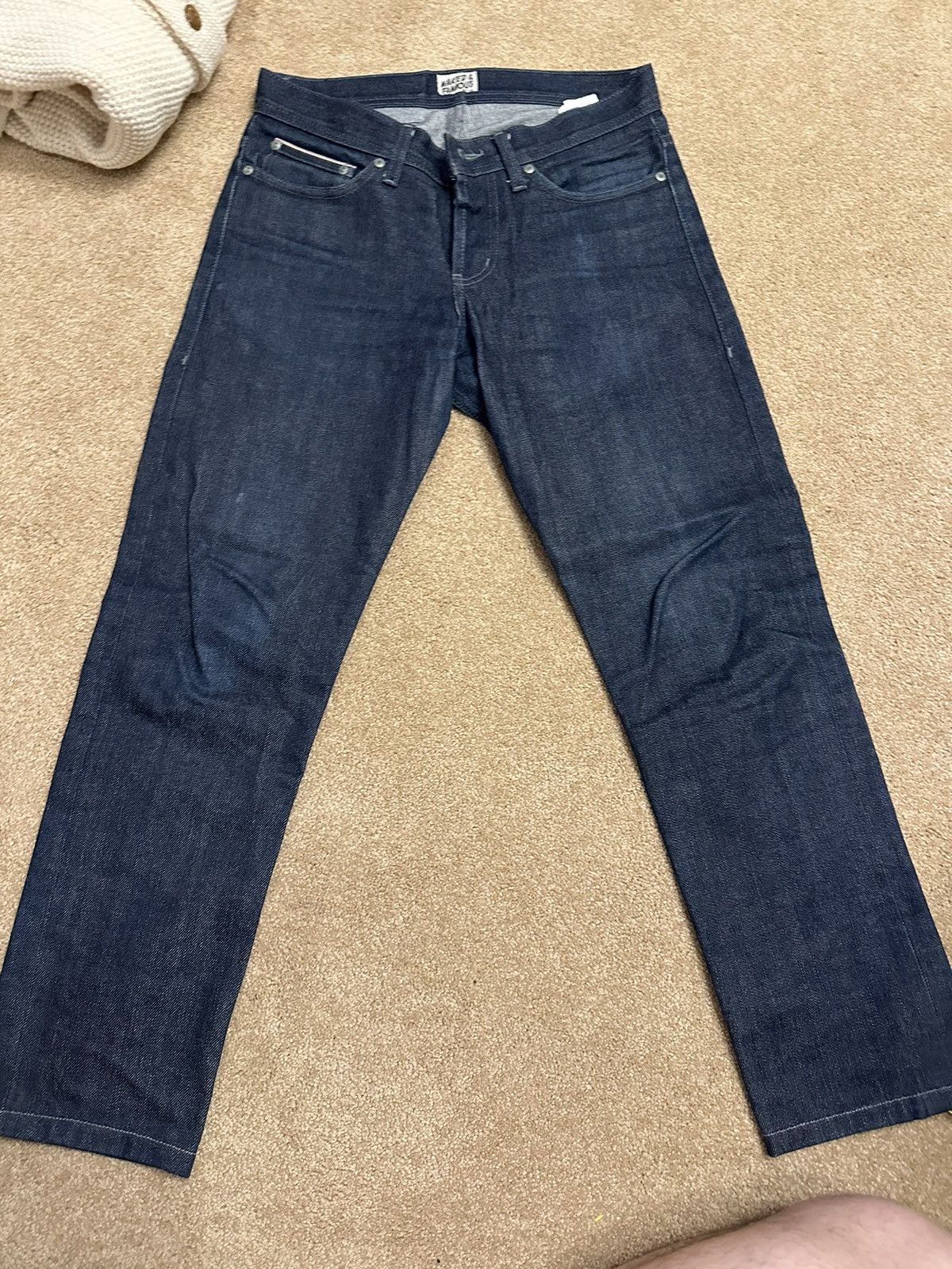 Naked & Famous Weird Guy Raw Denum Size US 29 - 1 Thumbnail