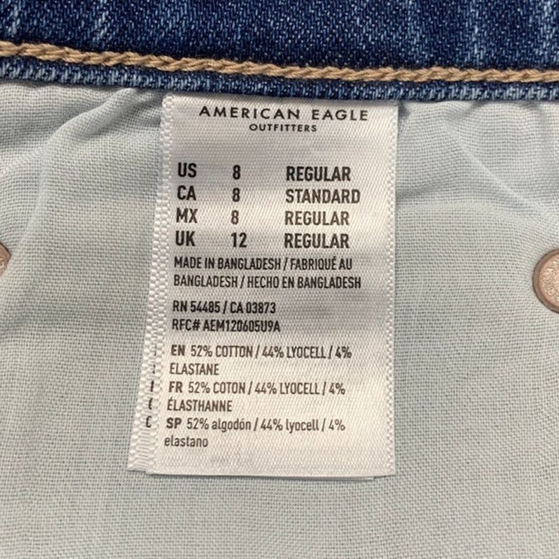 American Eagle Outfitters New American Eagle Womens Size 8 Boyfriend Denim Jeans Size 30" / US 8 / IT 44 - 6 Thumbnail