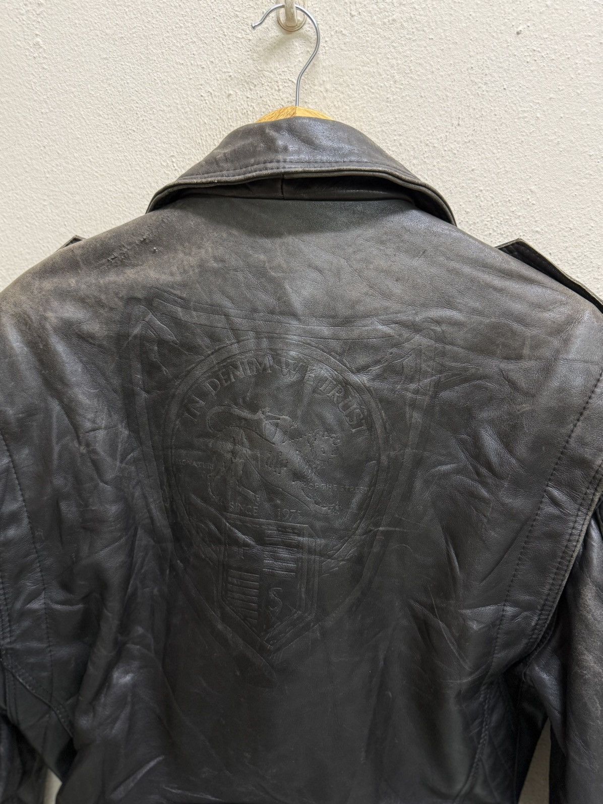 Parasuco Vintage Parasuco Double Colar Rider Jacket Leather Size US M / EU 48-50 / 2 - 24 Thumbnail