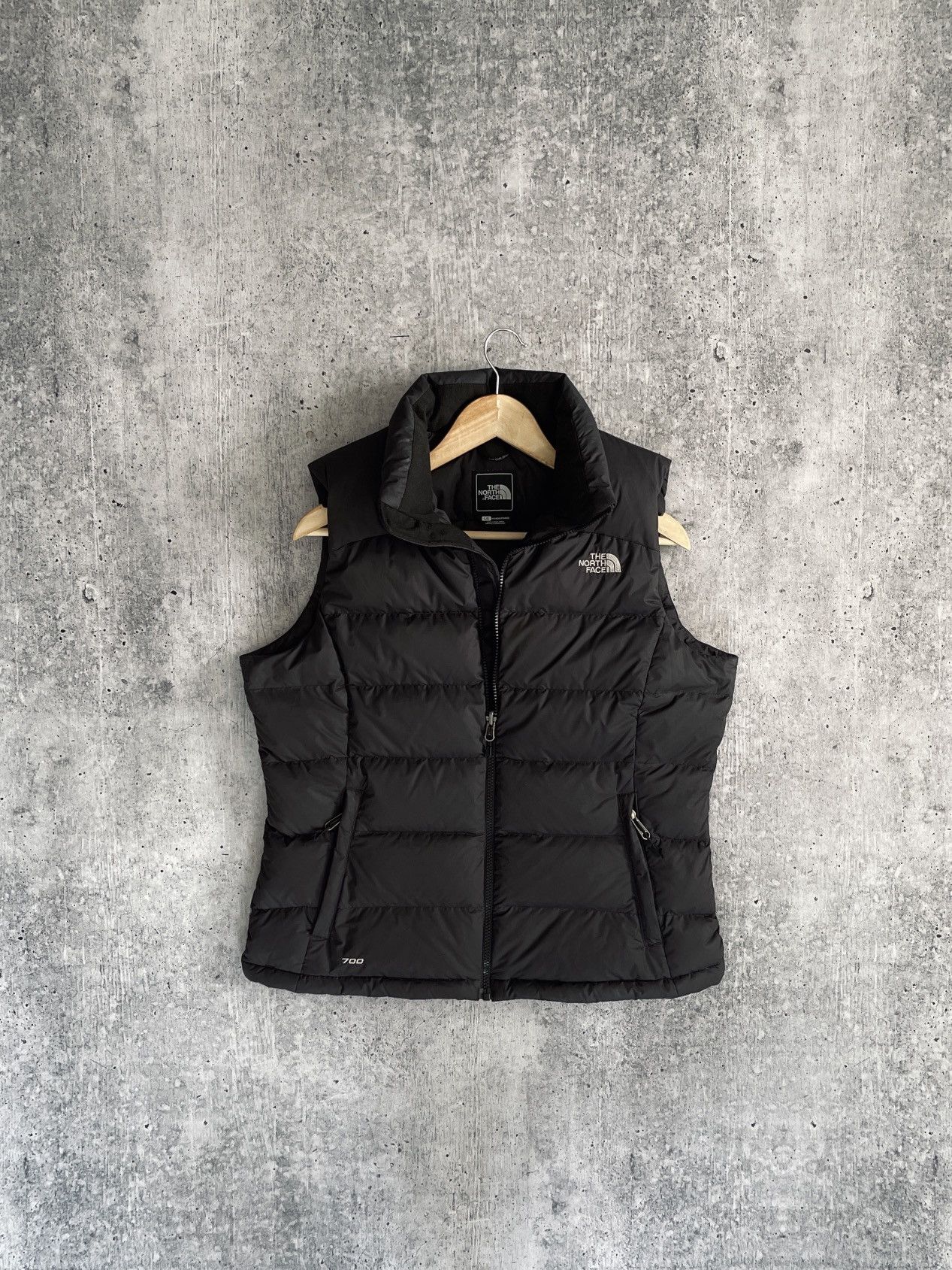 THE NORTH FACE women’s black down 700 nuptse winter vest high quality size XS