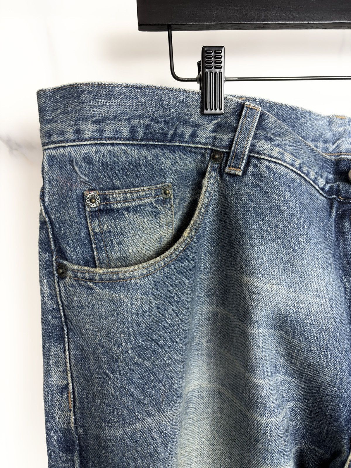 Gucci FW01 Gucci By Tom Ford Vintage Embroidered G Denim Jeans Size US 40 / EU 56 - 4 Thumbnail