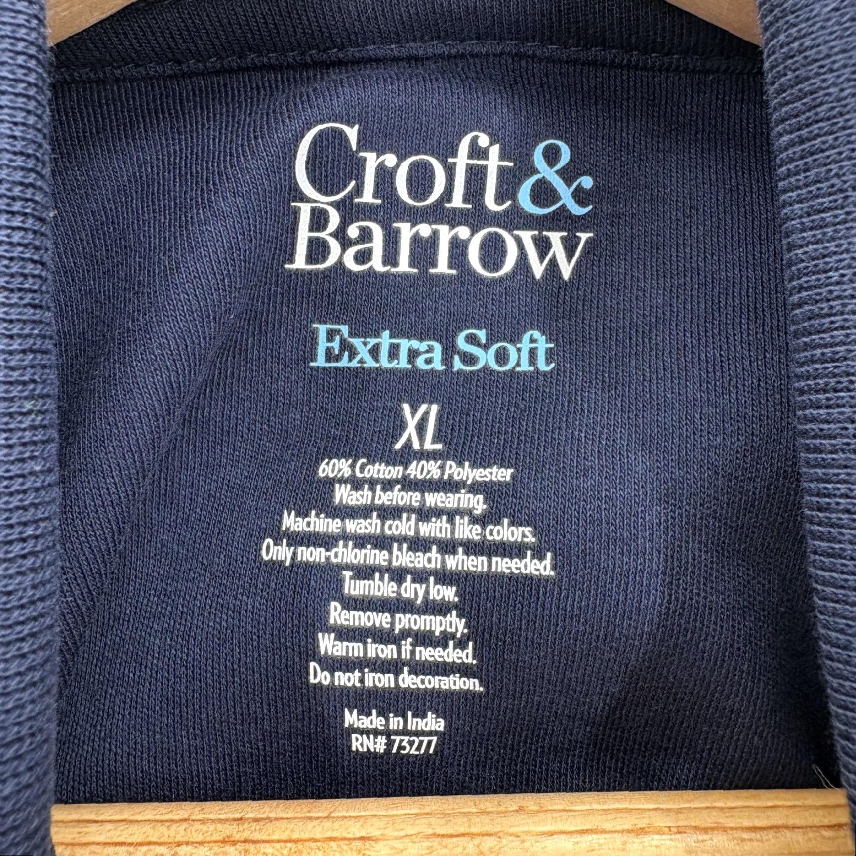 Croft & Barrow Croft & Barrow Shirt Mens XL Blue Turtleneck Long Sleeve Tagless NWT Extra Soft Knit Winter Wool Free? Size US XL / EU 56 / 4 - 4 Thumbnail