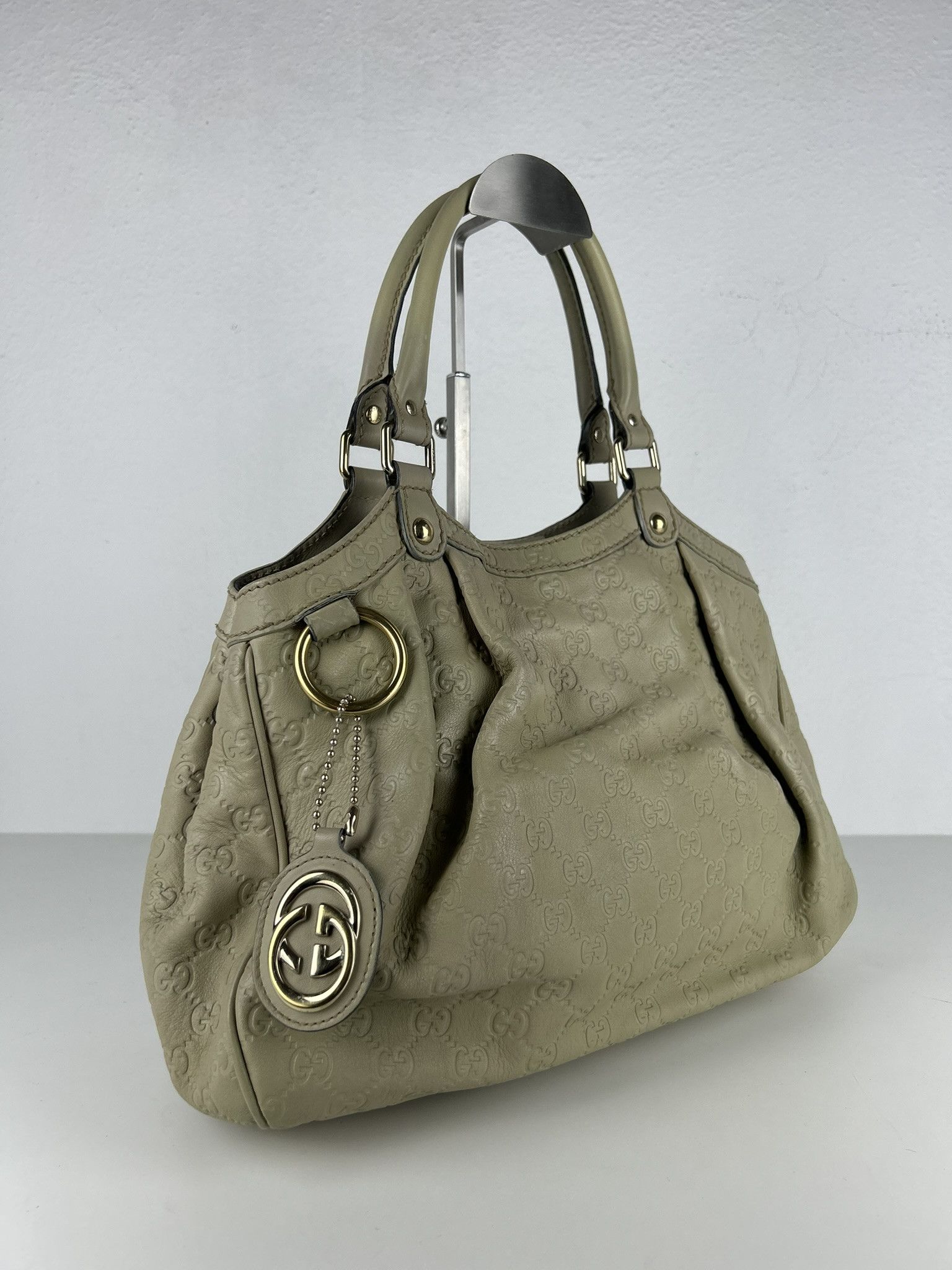 Gucci Gucci guccissima sukey medium size leather handbag Size ONE SIZE - 6 Thumbnail