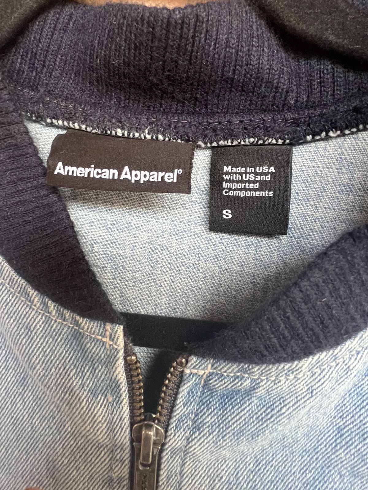 American Apparel American Apparel light blue varsity jacket S Size US S / EU 44-46 / 1 - 7 Thumbnail