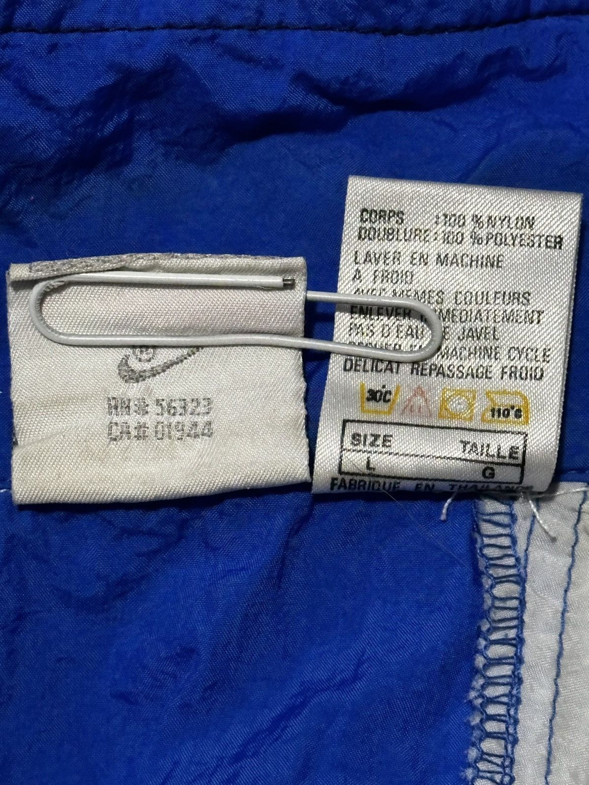 Nike Nike Logo Full Zip Windbreaker Jacket Size US L / EU 52-54 / 3 - 12 Thumbnail