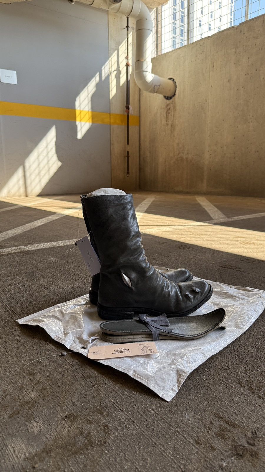 Carol Christian Poell CCP Carol Christian Poell Prosthetic Boots Size US 11 / EU 44 - 2 Thumbnail