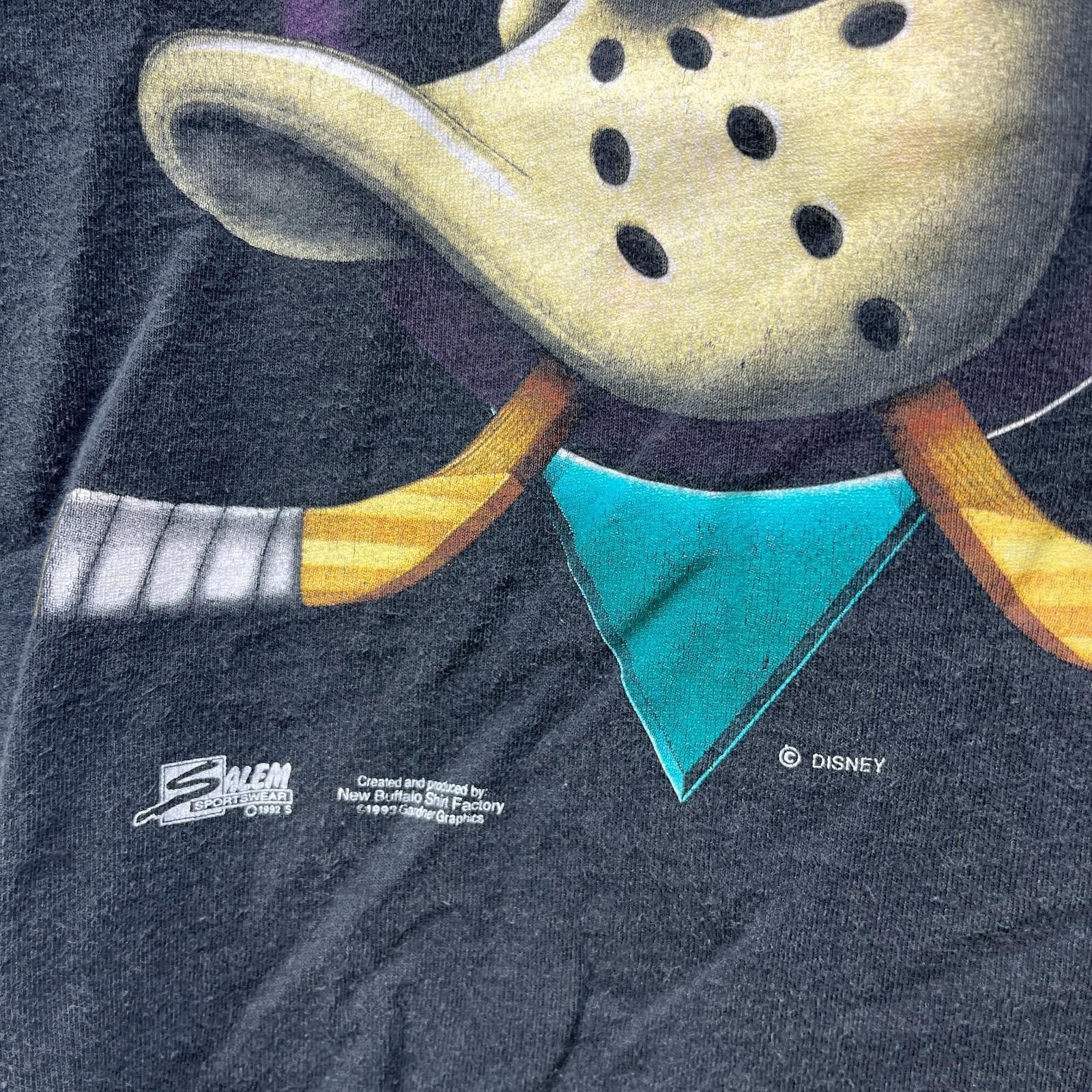 Other Vintage 90s Anaheim Mighty Ducks T Shirt Youth Large Size ONE SIZE - 5 Thumbnail
