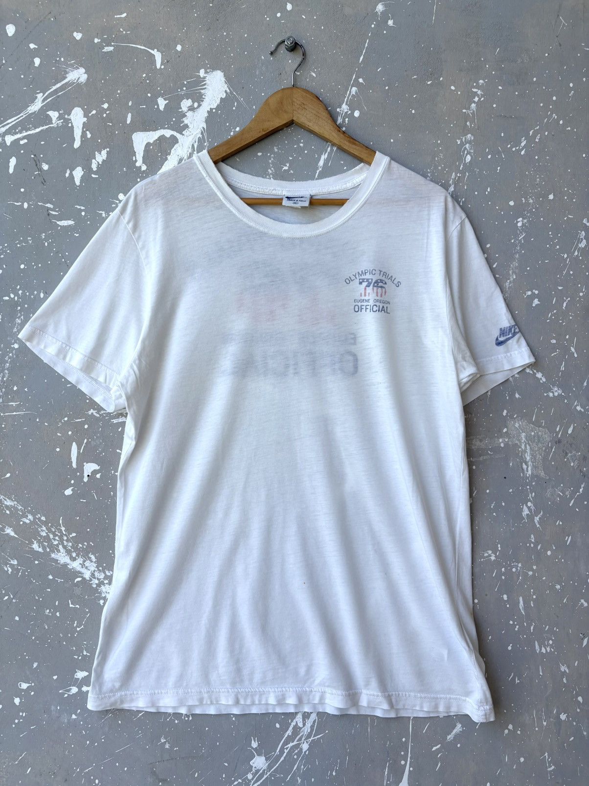 Nike Olympic Trials 1976 Eugene Oregon Tee (Reproduction) Size US L / EU 52-54 / 3 - 3 Thumbnail