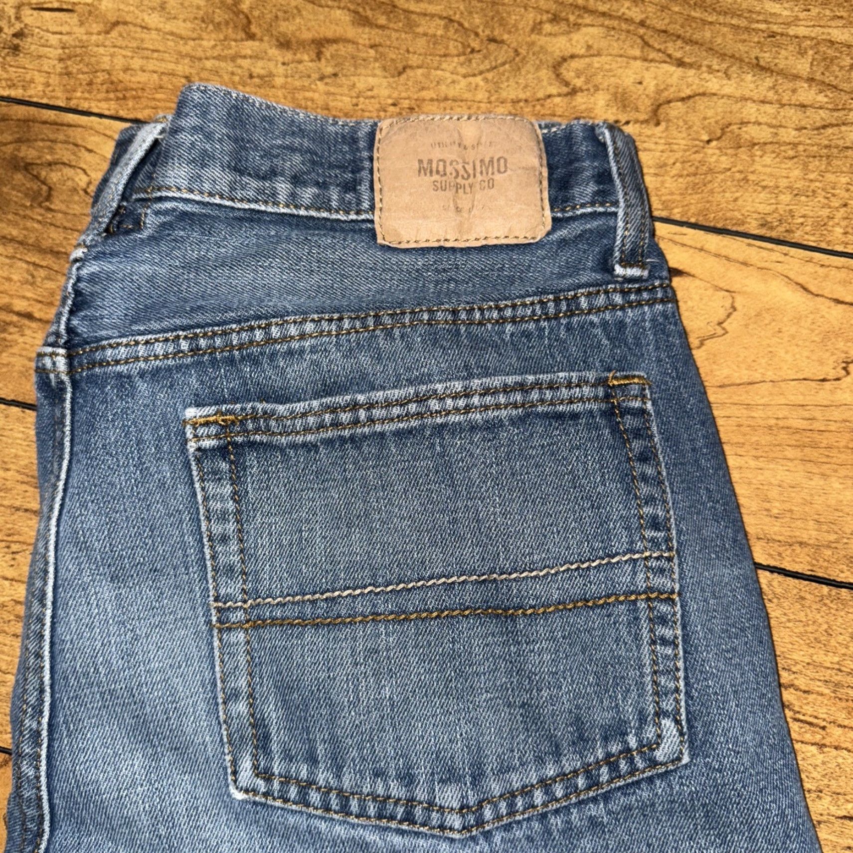 Denim & Co. Mossimo Supply Co Denim Jeans Blue 34x33 Jeans Regular Men 34 Straight Mens Blue Size US 34 / EU 50 - 2 Thumbnail