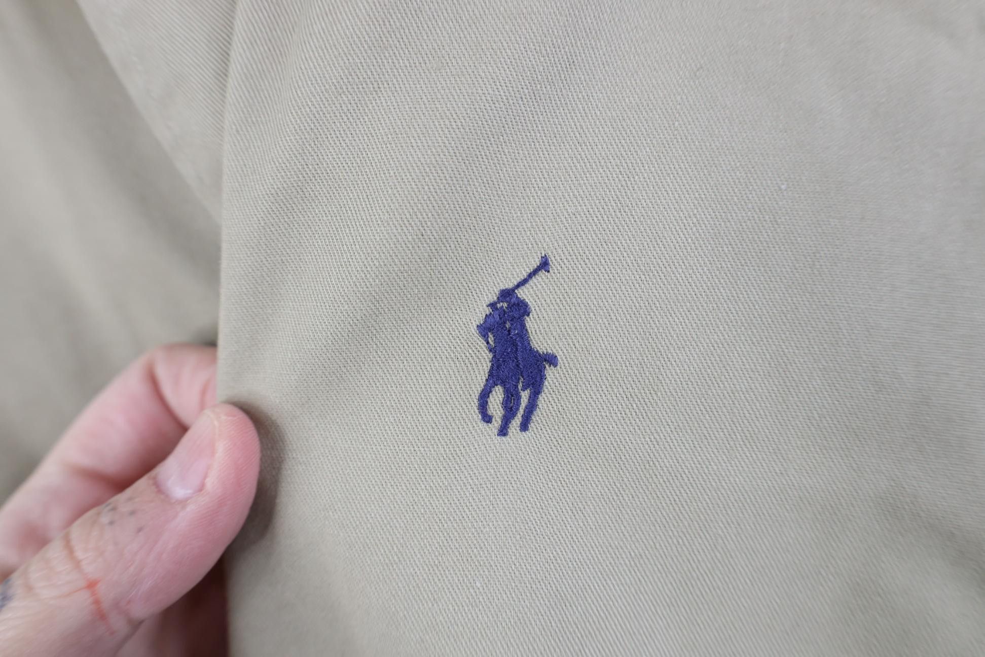 Polo Ralph Lauren Vintage 90s Ralph Lauren Button Down Shirt Beige Cotton Size US XL / EU 56 / 4 - 4 Thumbnail
