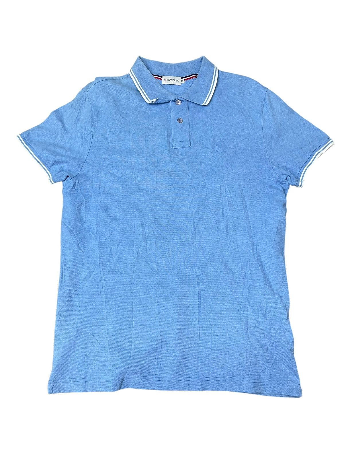 Moncler Vintage Moncler Japan Polo Tee Size US M / EU 48-50 / 2 - 1 Thumbnail