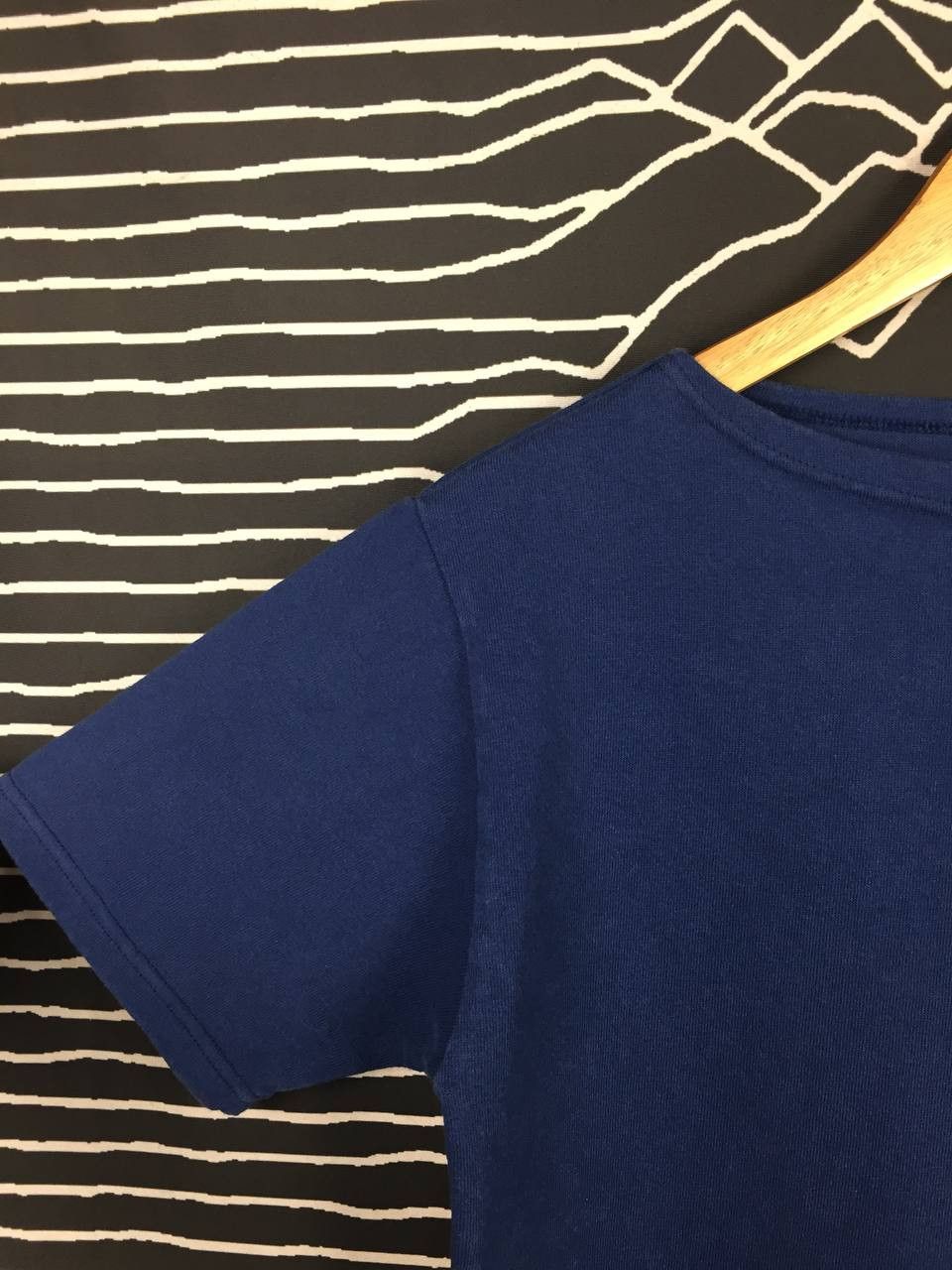 Orcival Orcival France Boatneck Marine Single Pocket Tee Size US M / EU 48-50 / 2 - 4 Thumbnail