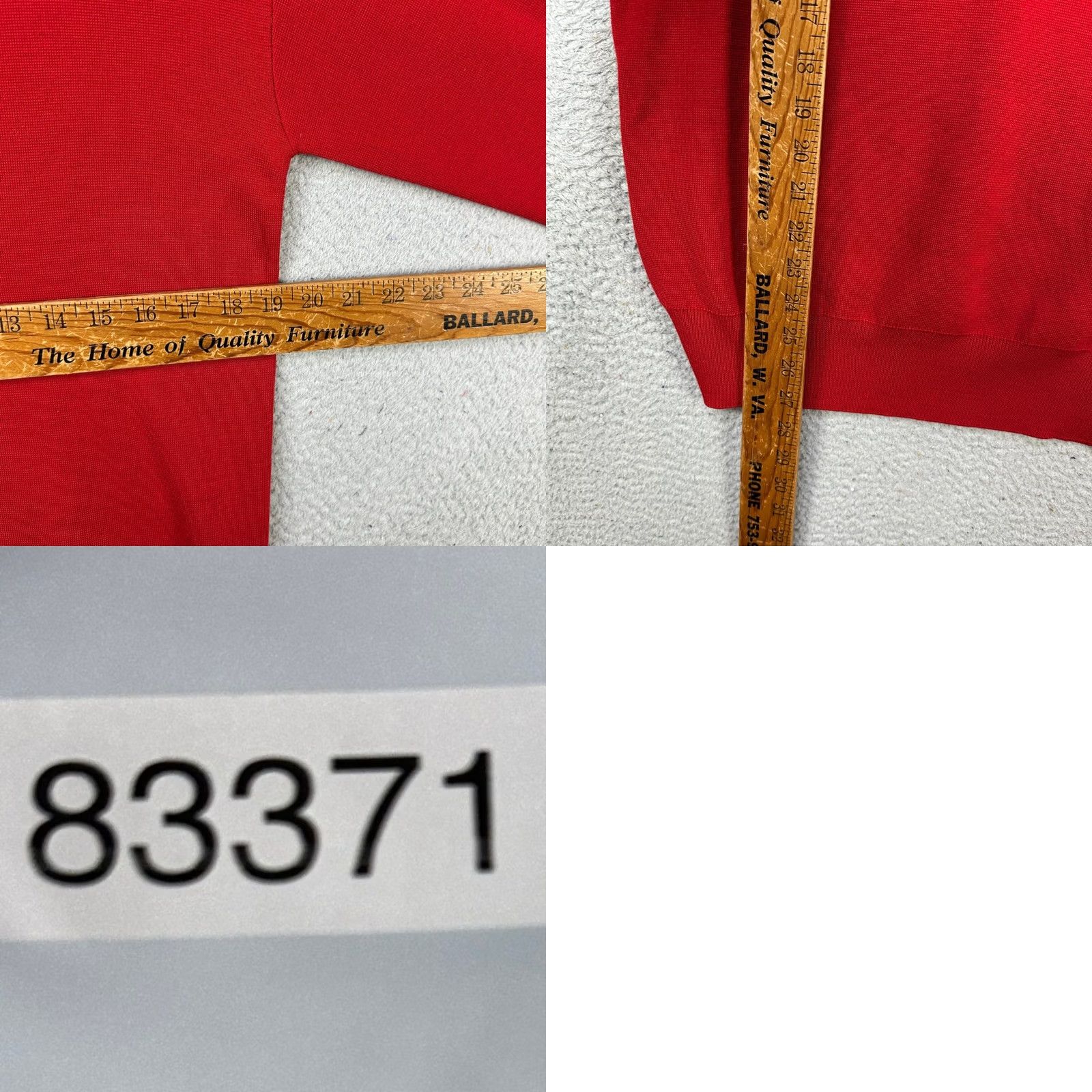 Scotch & Soda Scotch & Soda Merino Wool Blend Sweater Crewneck Mens Medium Red Shoulder Patch Size US M / EU 48-50 / 2 - 8 Thumbnail