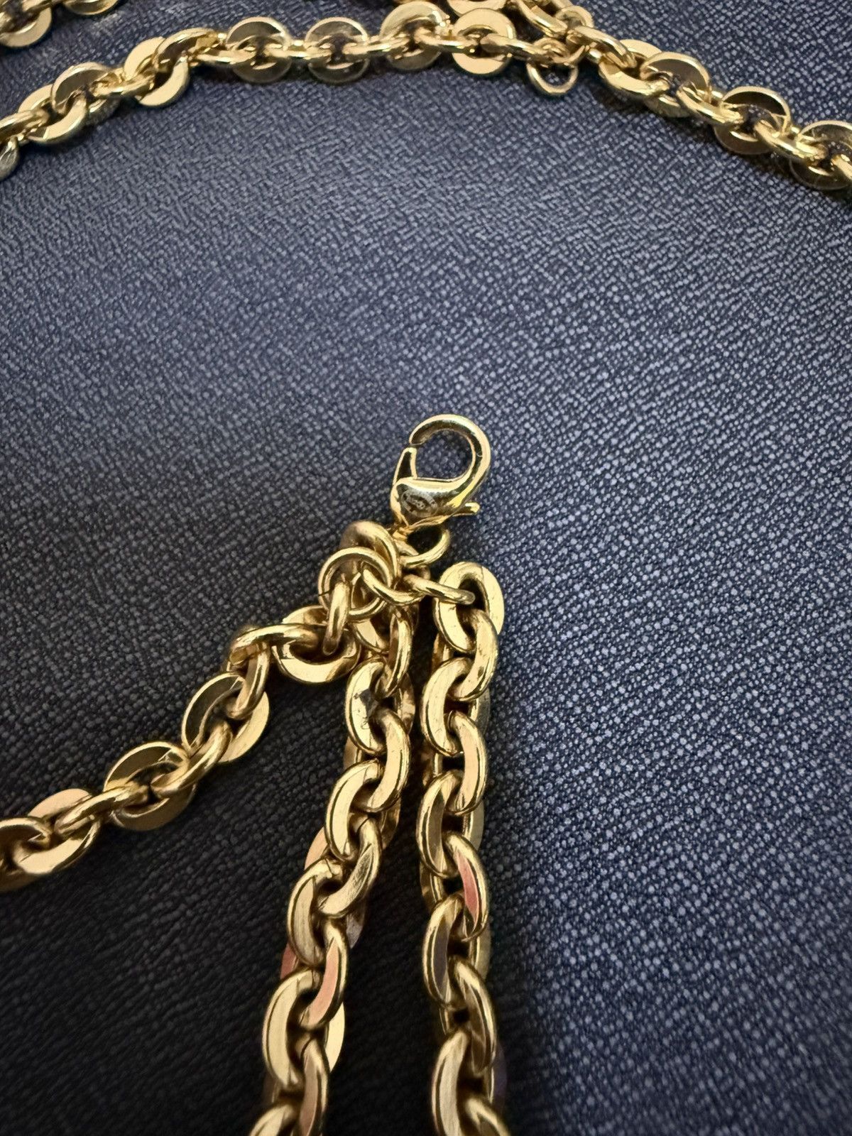 Chanel CHANEL Runway 31 Rue Cambon Door Long Necklace Gold Size ONE SIZE - 10 Thumbnail
