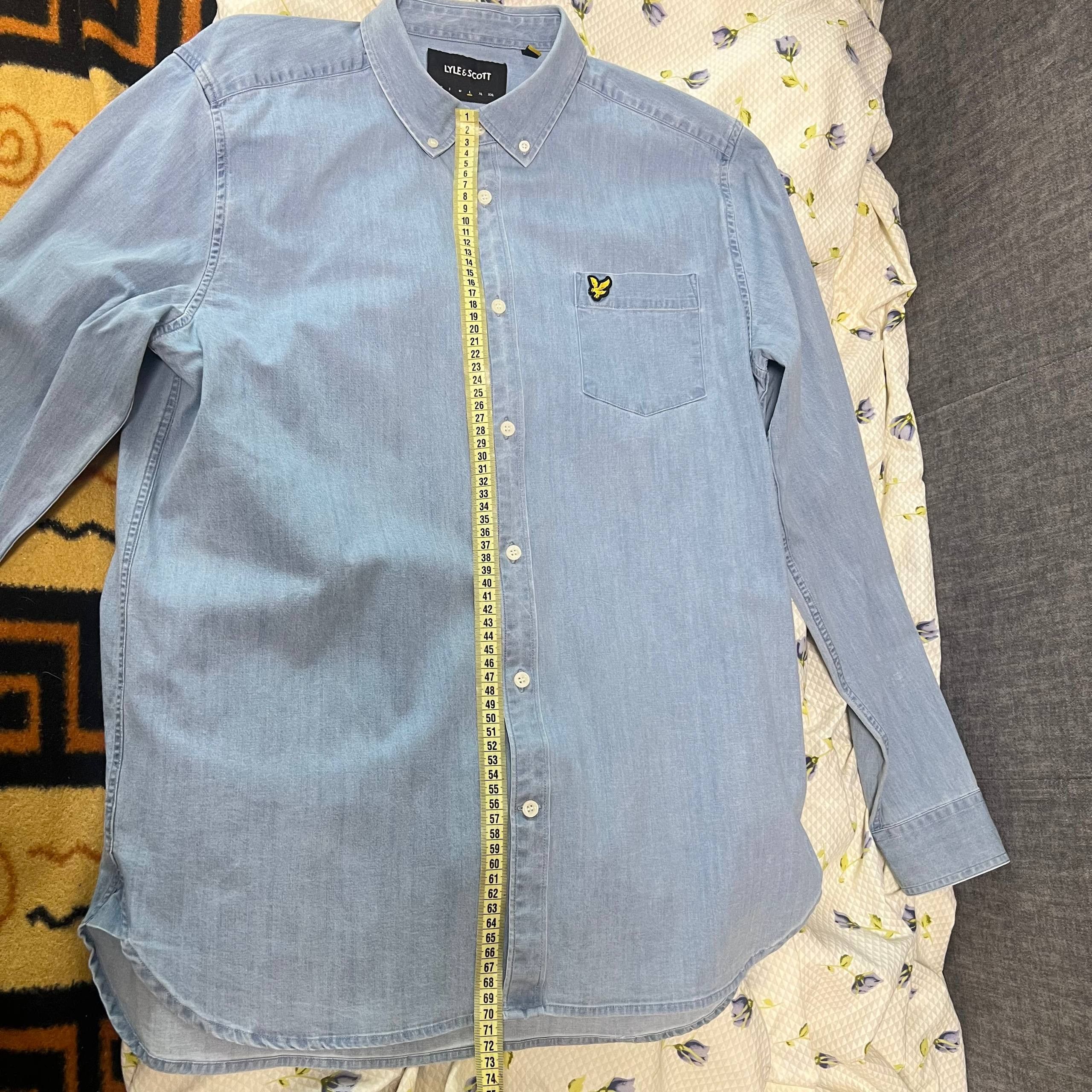 Lyle & Scott Lyle Scott Denim Button Ups Shirt Size L Size US L / EU 52-54 / 3 - 13 Thumbnail