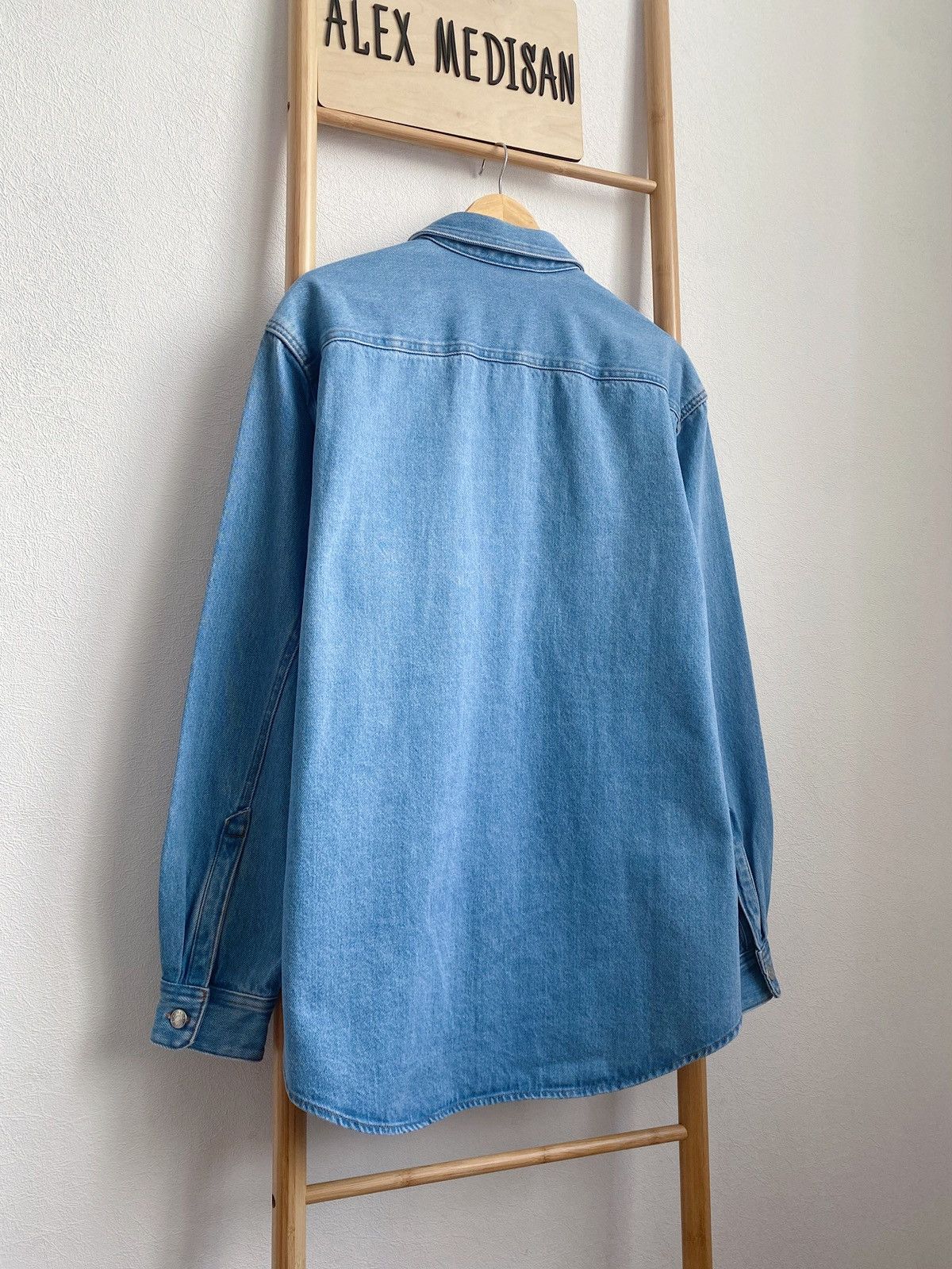 Mugler Mugler x H&M Light Denim Shirt Size M Size US M / EU 48-50 / 2 - 15 Thumbnail