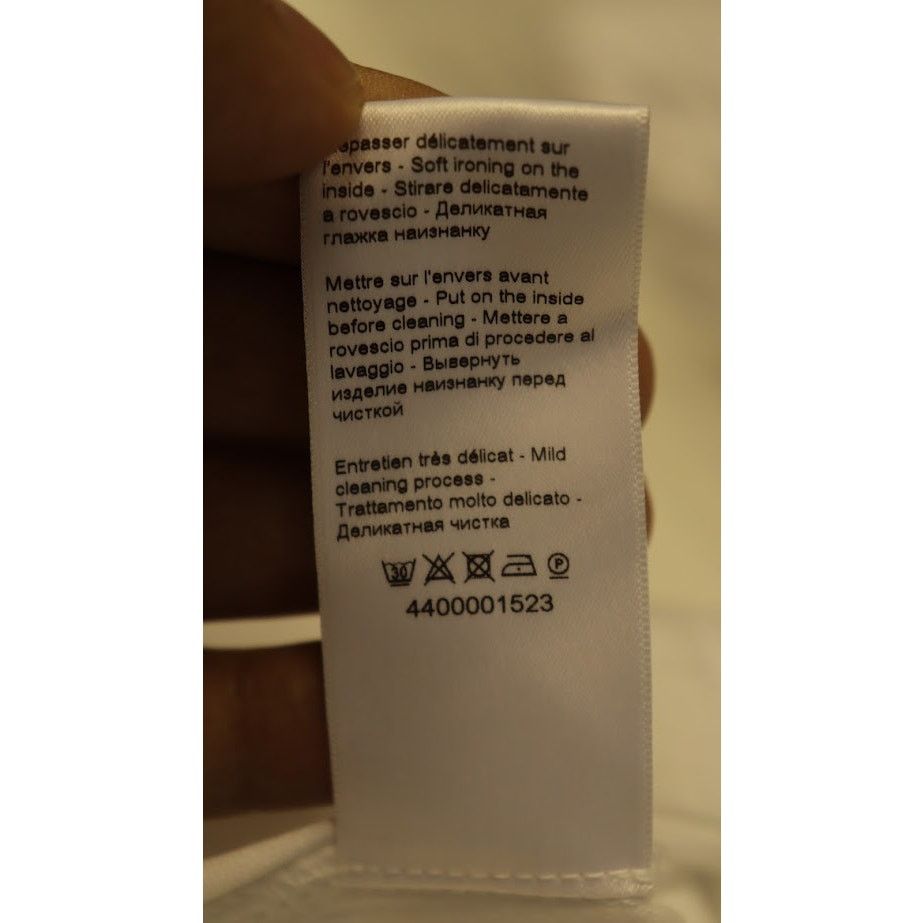 Lanvin o1rshd1 Embroidered Oversize T-Shirt in Optic White Size US S / EU 44-46 / 1 - 12 Thumbnail