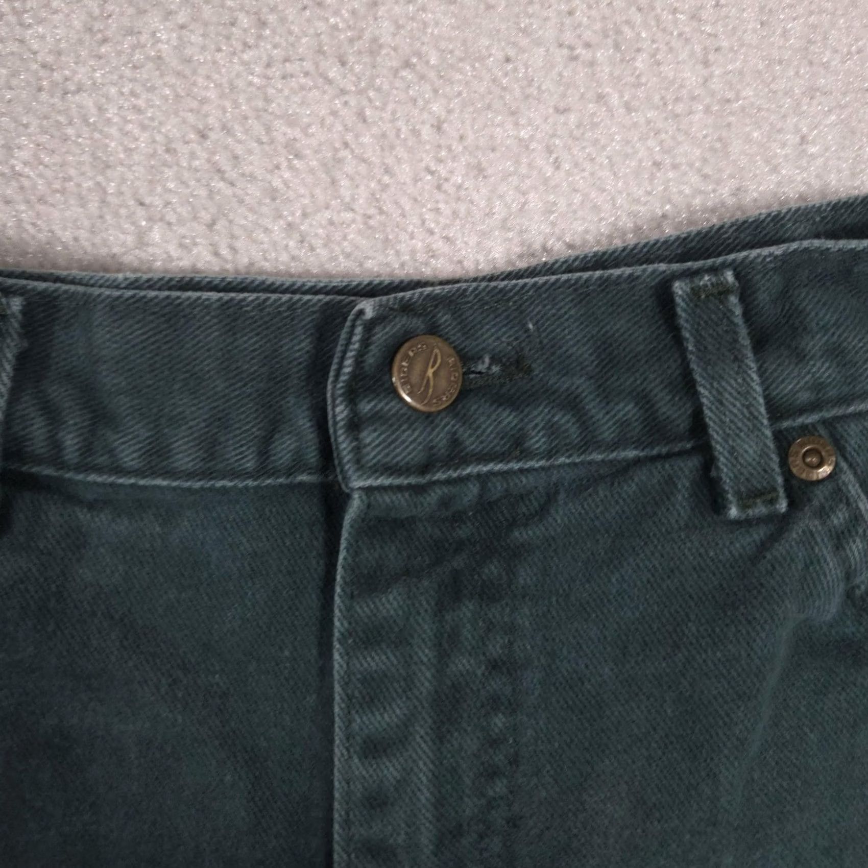 Vintage VINTAGE Riders Jeans Womens 14 Green High Rise Relaxed Mom Tapered Denim USA 90s Size 36" / US 14 / IT 50 - 5 Thumbnail