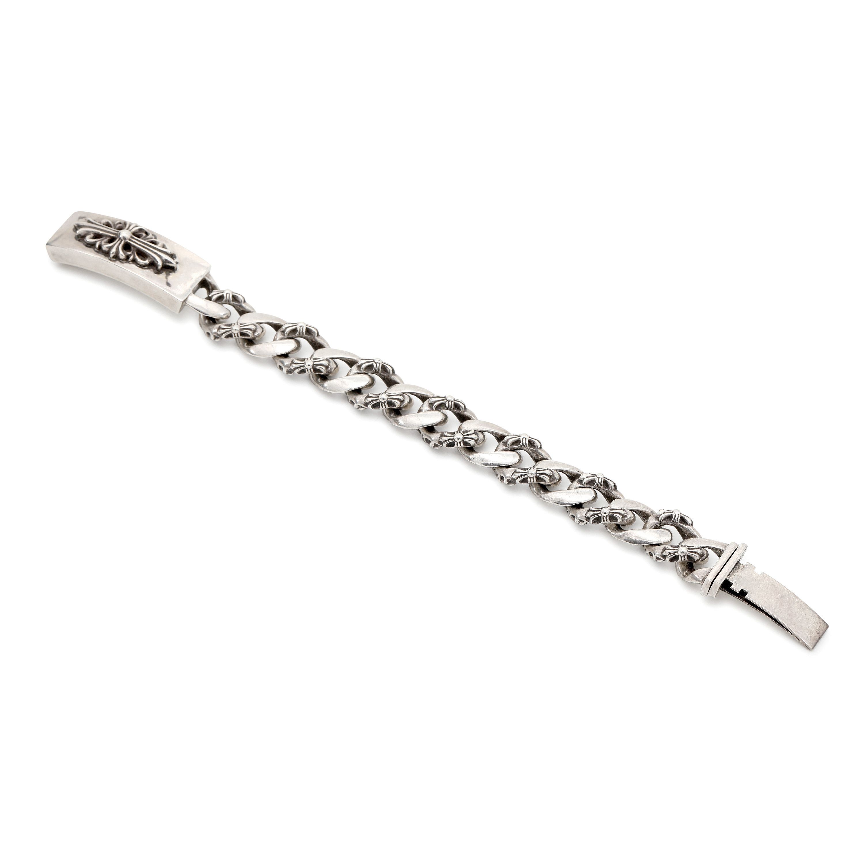 Chrome Hearts Fancy Link ID Floral Bracelet Size ONE SIZE - 4 Thumbnail