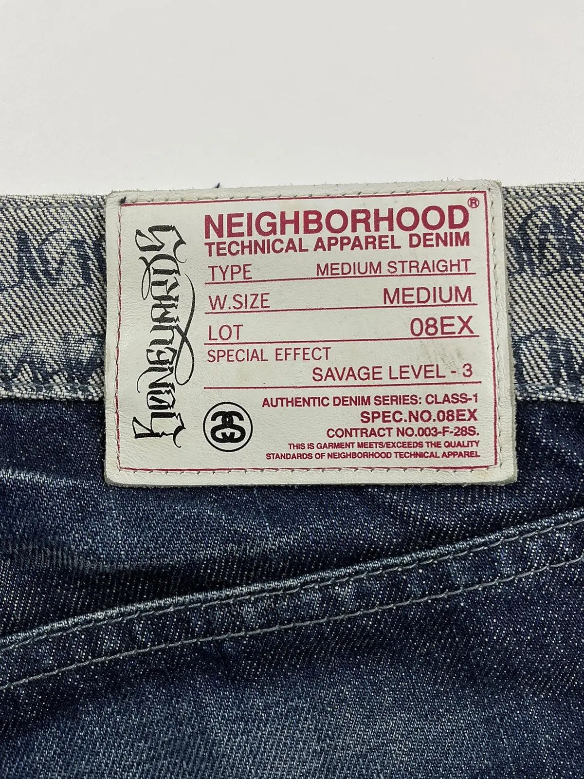 Neighborhood × Stussy Stussy x Neighborhood "Boneyards" Savage Level 3 jeans Size US 30 / EU 46 - 9 Thumbnail
